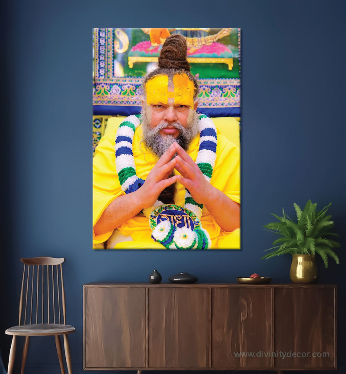 Premanand Ji Bhakti Canvas Print for Home 6