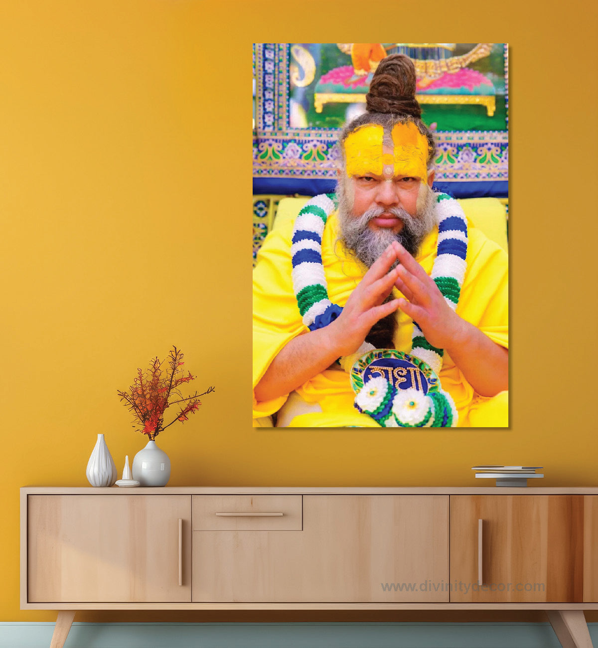 Premanand Ji Bhakti Canvas Print for Home 6