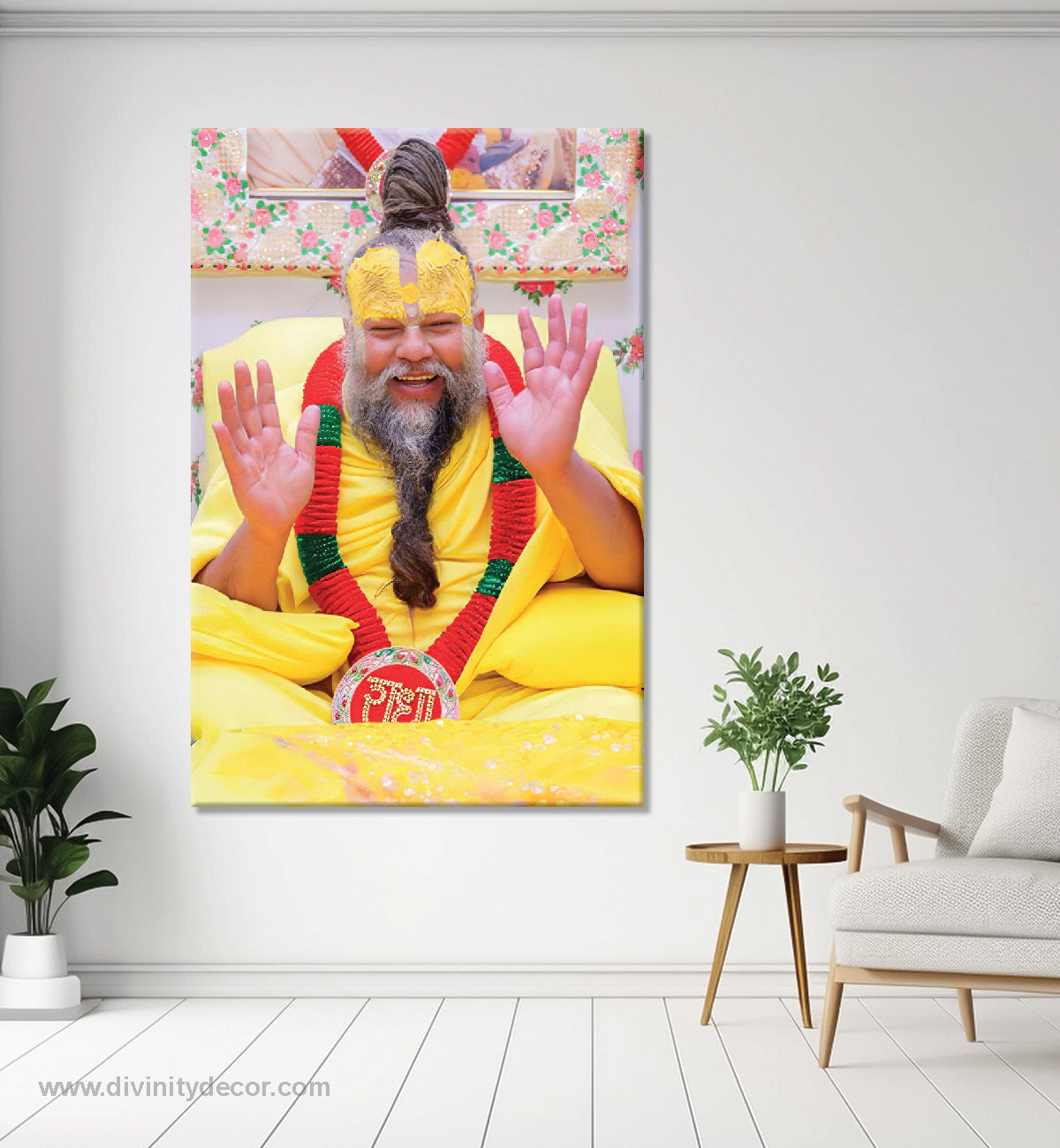Shree Premanand Maharaj Ji Premium Wall Decor 7