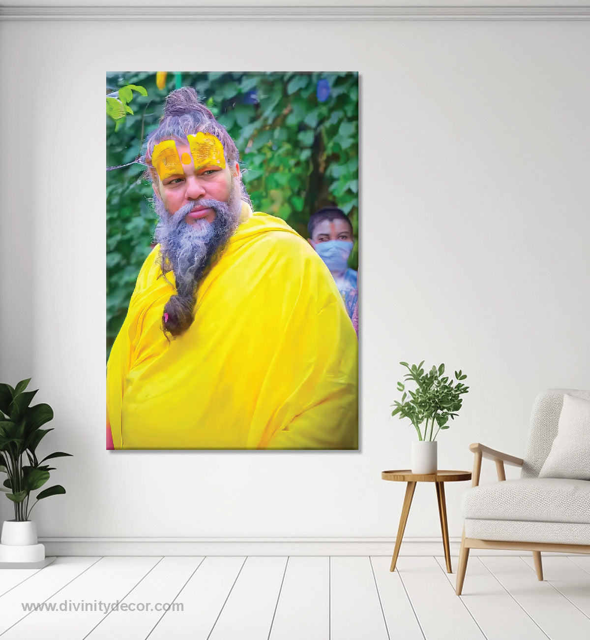 Premanand Maharaj Ji Spiritual Canvas Art 8