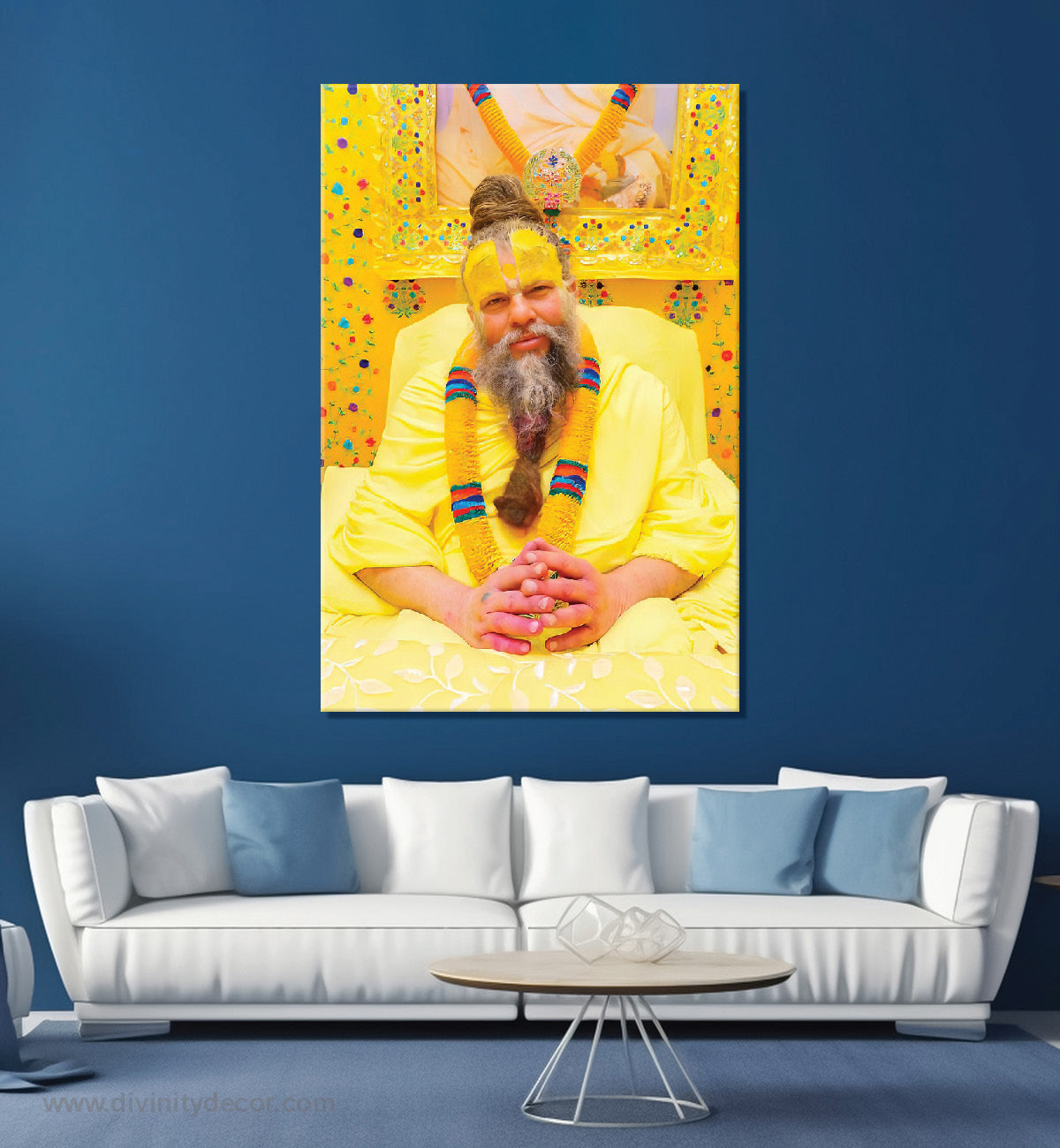 Shree Premanand Ji Religious Canvas Painting 9