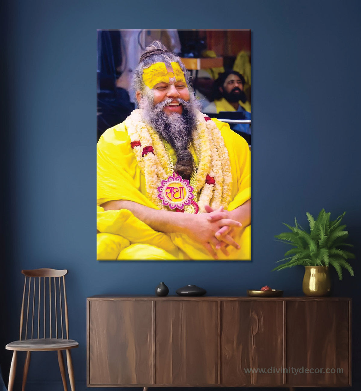 Premanand Maharaj Ji Divine Wall Artwork 10
