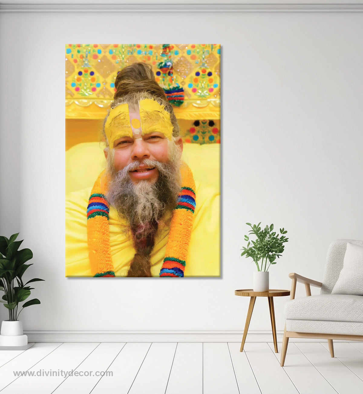 Shree Premanand Maharaj Ji Wall Decor for Living Room 11