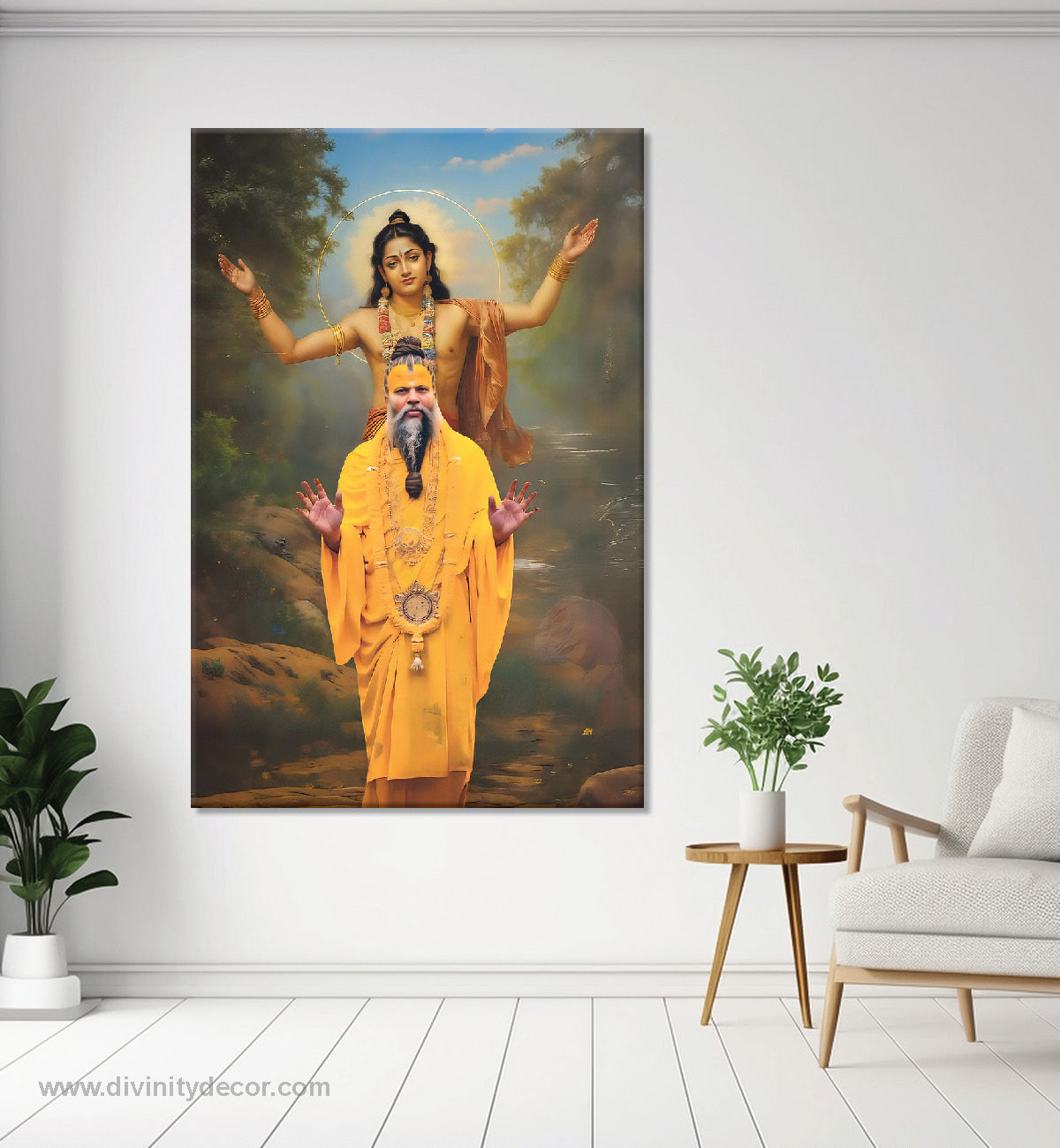 Premanand Ji Blessings Canvas Print 14