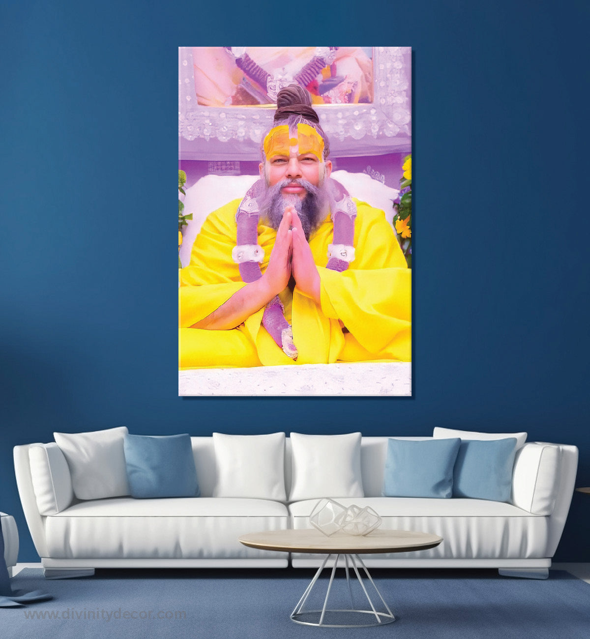 Shree Premanand Maharaj Ji Temple Style Wall Art 21