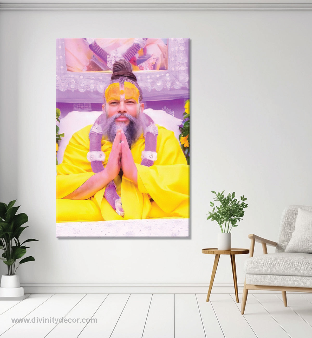 Shree Premanand Maharaj Ji Temple Style Wall Art 21
