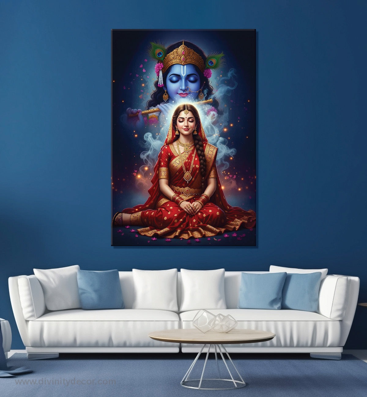Radha Rani Divine Canvas Wall Art for Decor - 1