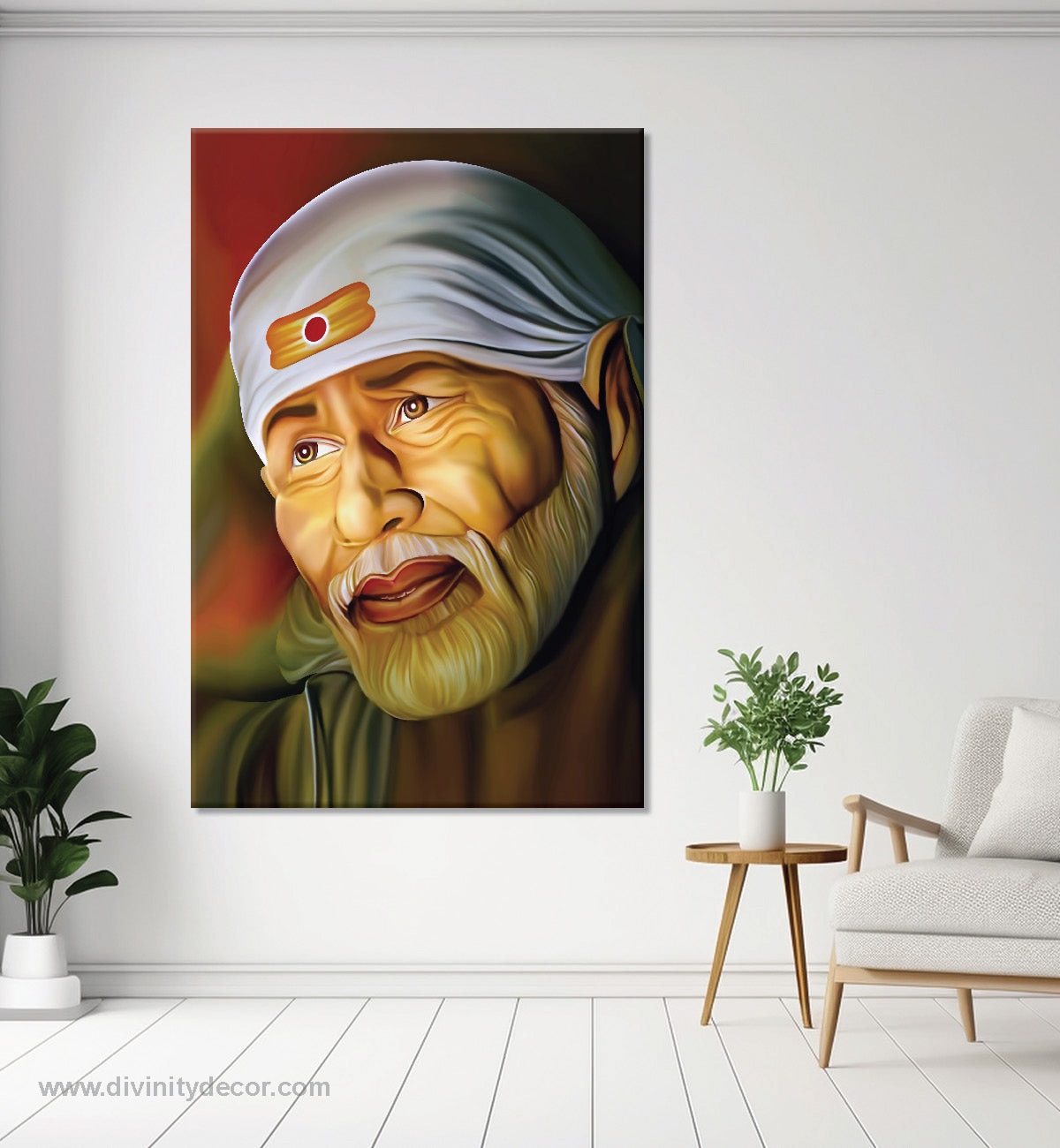 Shirdi Sai Baba HD Canvas Wall Decor 5