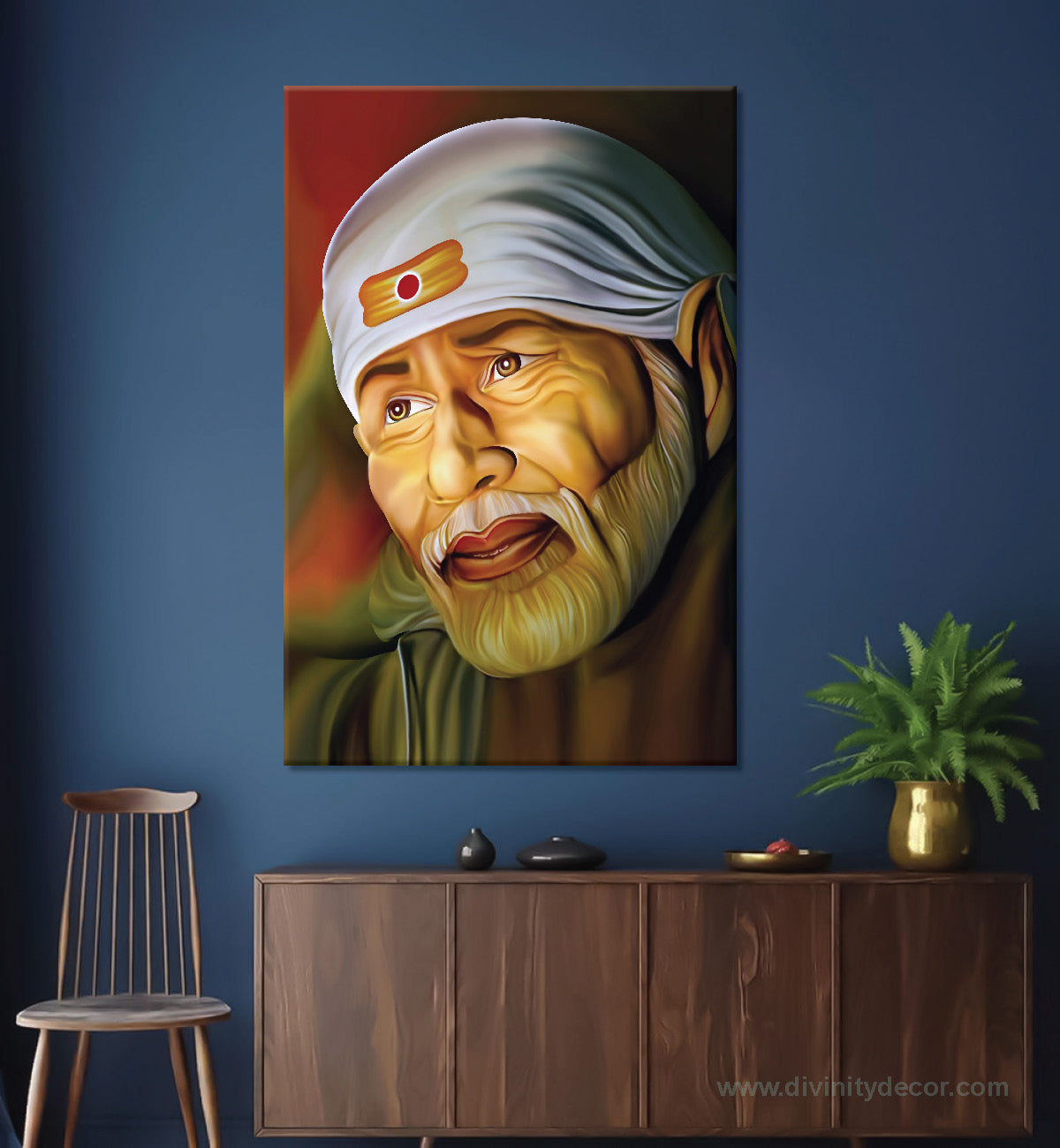 Shirdi Sai Baba HD Canvas Wall Decor 5