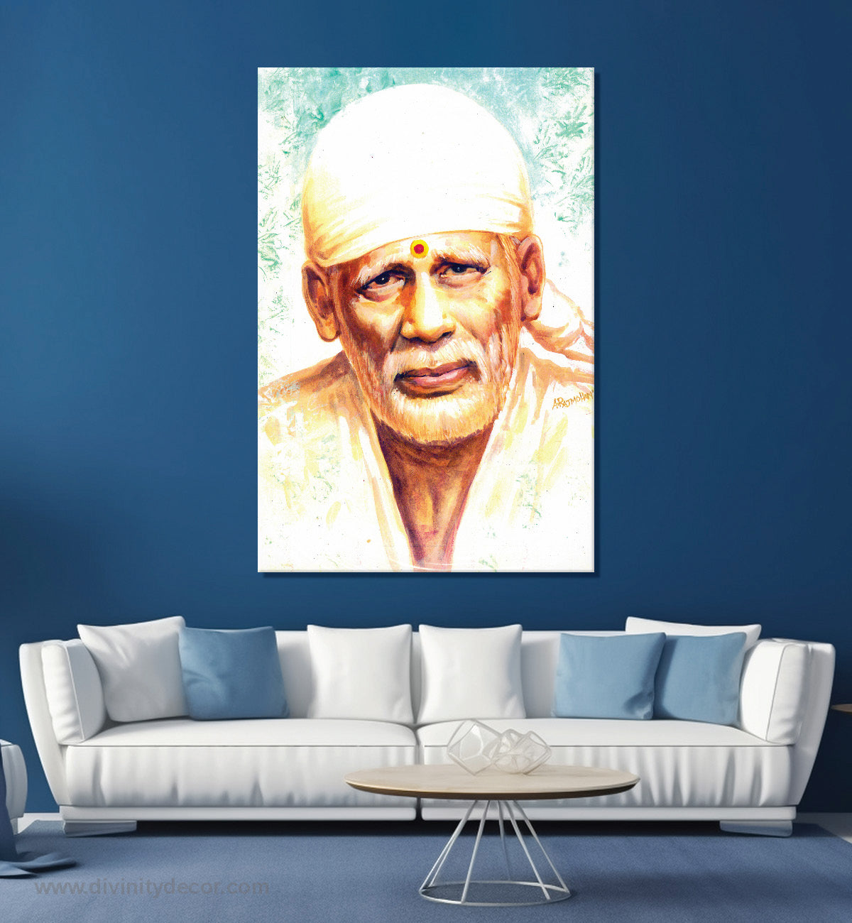 Sai Baba Sacred Wall Art for Home Temple 7