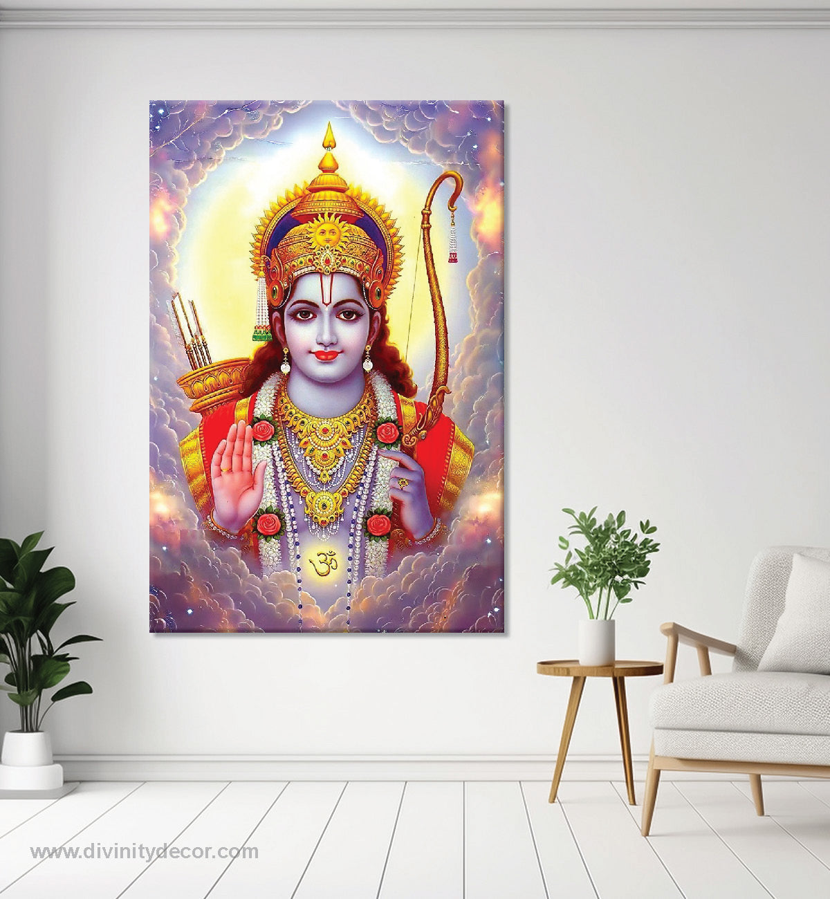 Ram Ji Premium Devotional Canvas Artwork 4