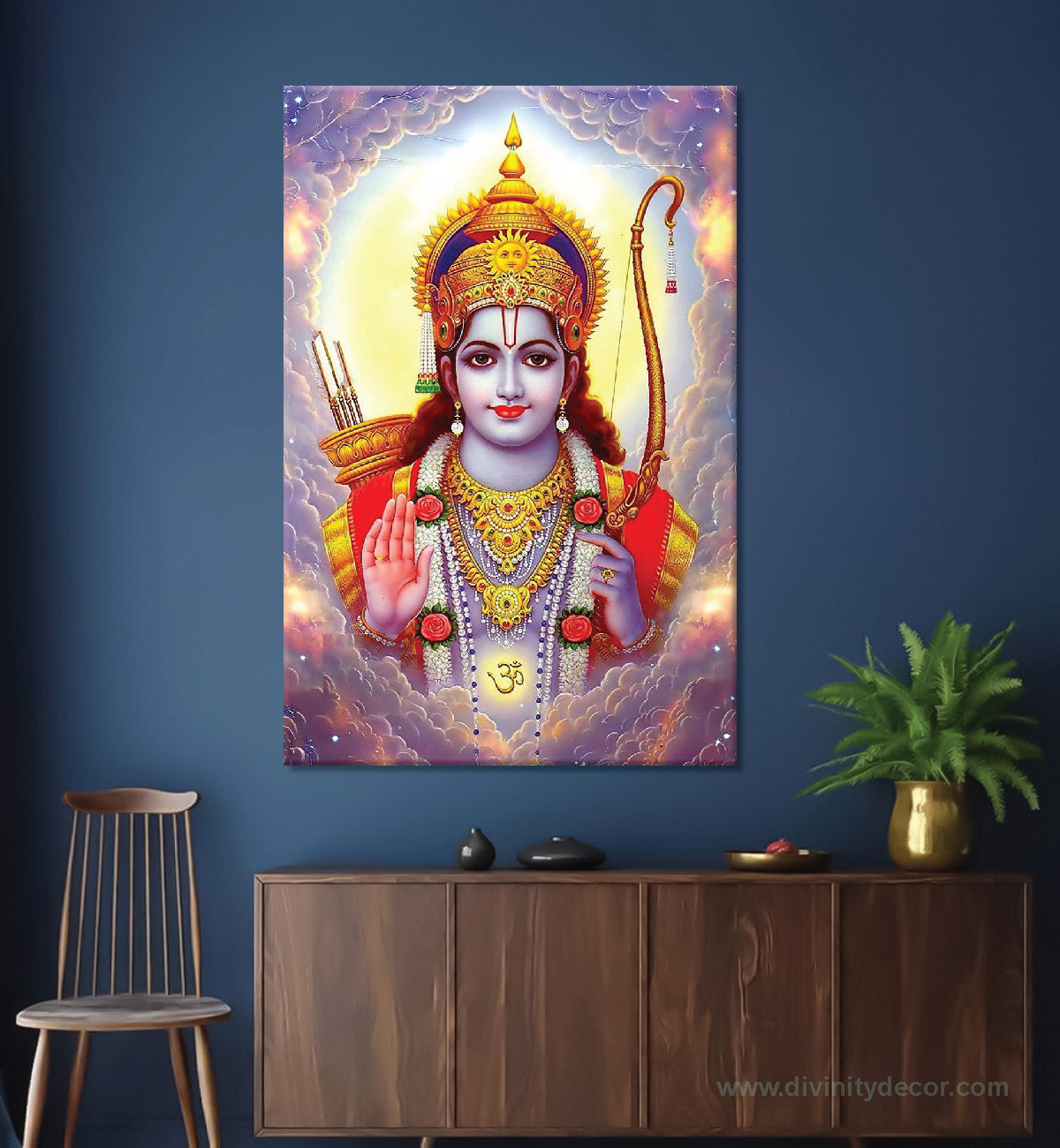 Ram Ji Premium Devotional Canvas Artwork 4