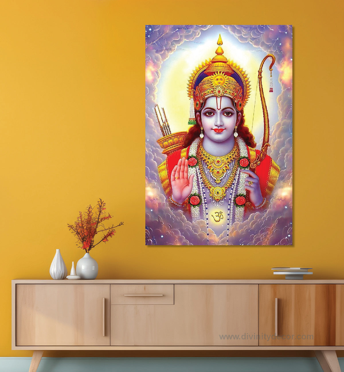 Ram Ji Premium Devotional Canvas Artwork 4