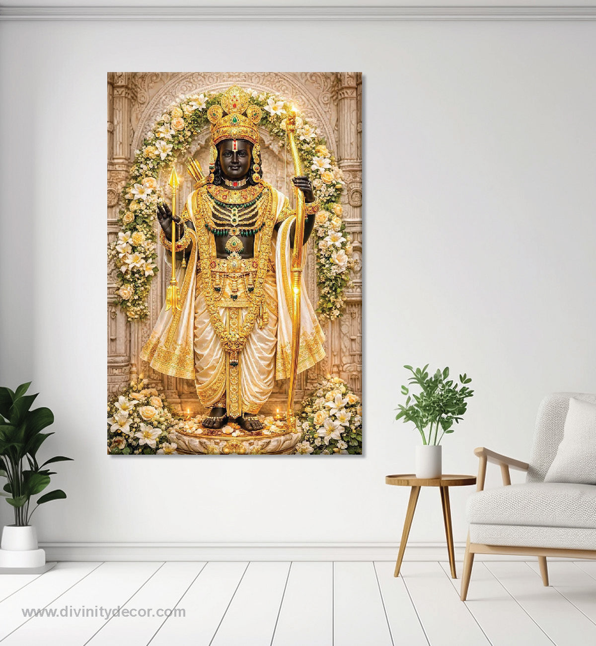 Lord Ram Modern Spiritual Canvas Print 8