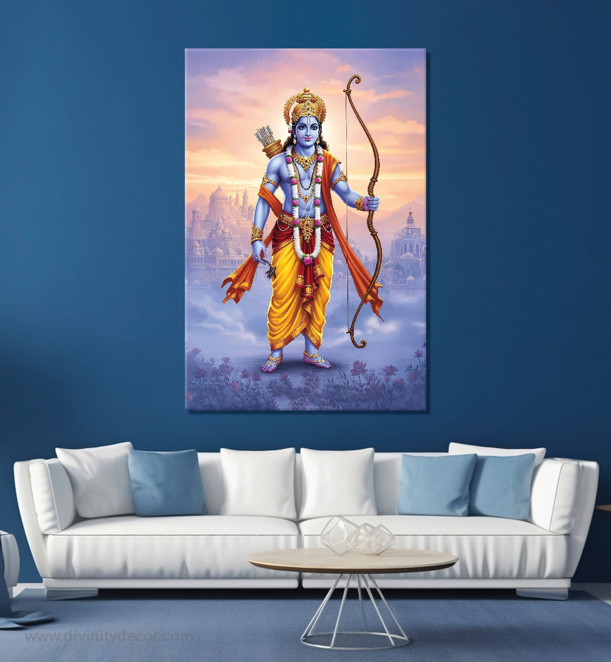 Shree Ram Bhakti Wall Painting for Decor 9