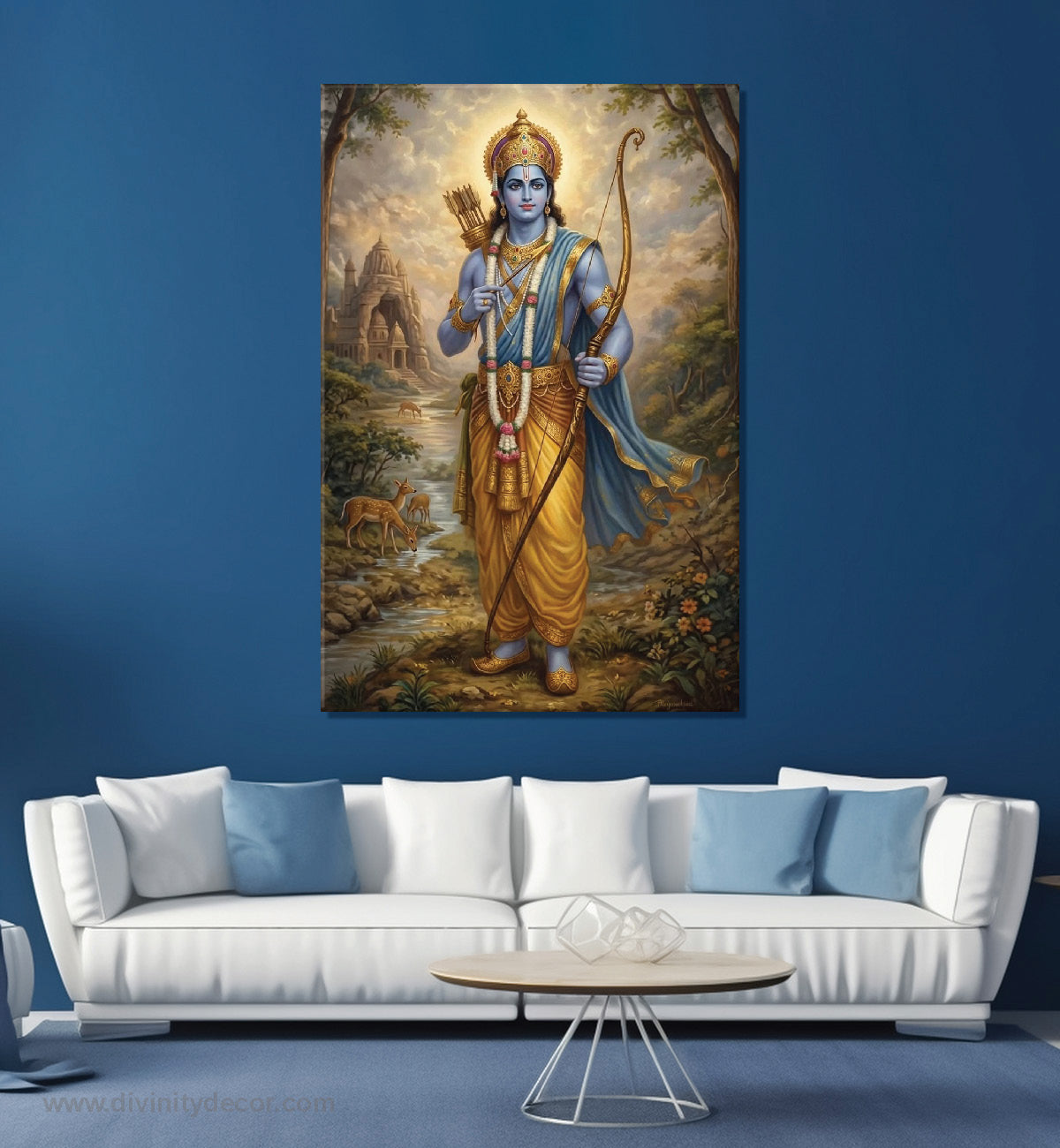 Ram Ji Elegant Religious Canvas Artwork 10