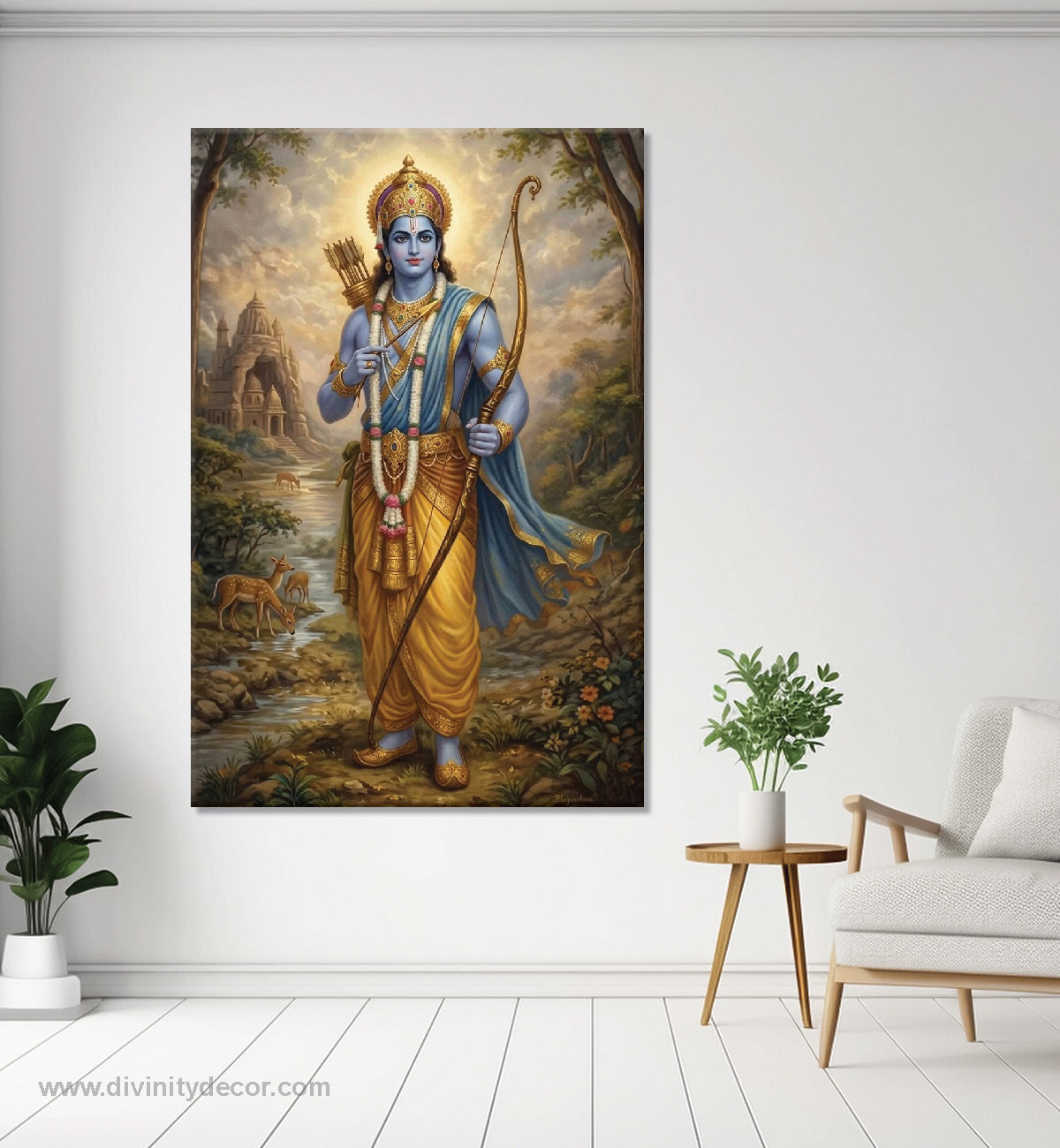 Ram Ji Elegant Religious Canvas Artwork 10