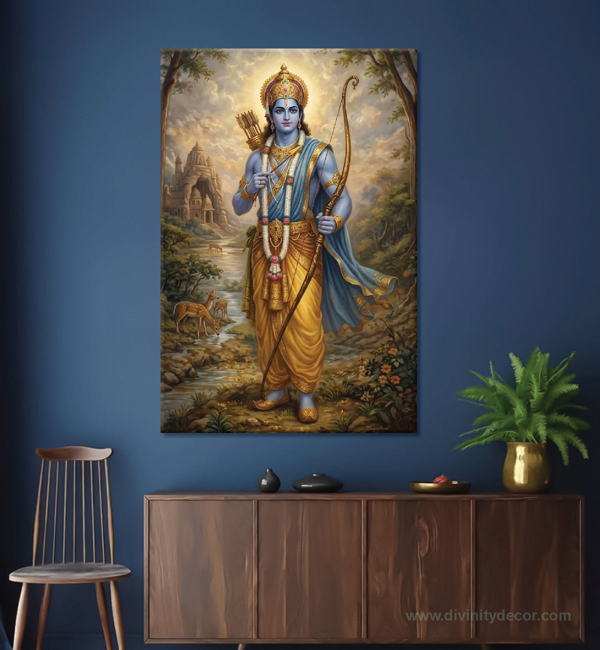 Ram Ji Elegant Religious Canvas Artwork 10