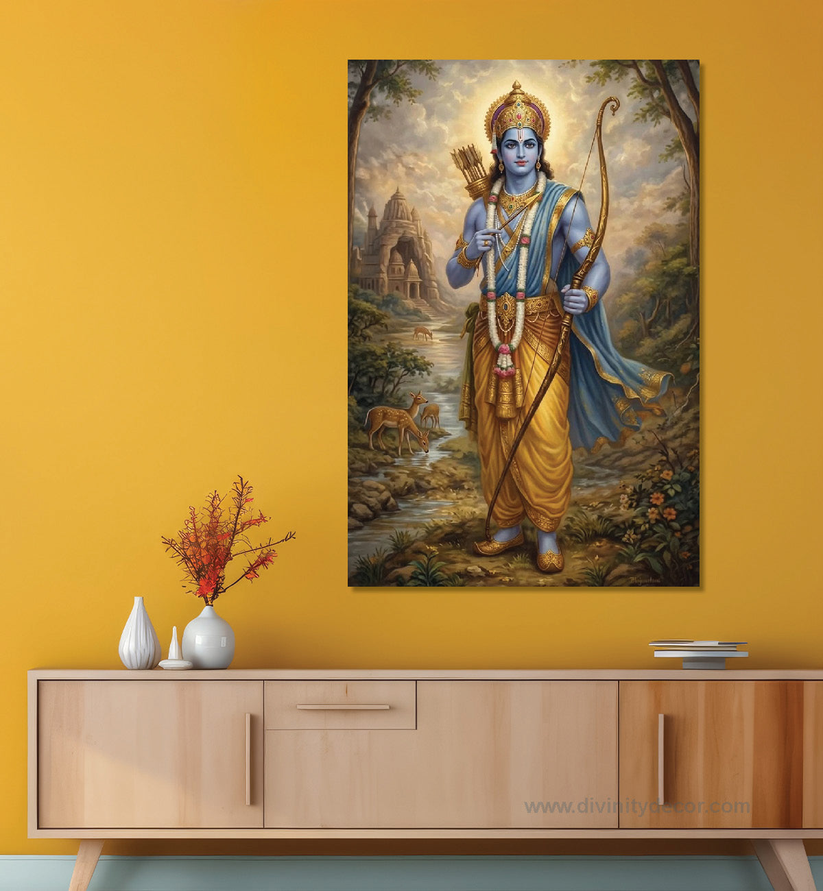 Ram Ji Elegant Religious Canvas Artwork 10