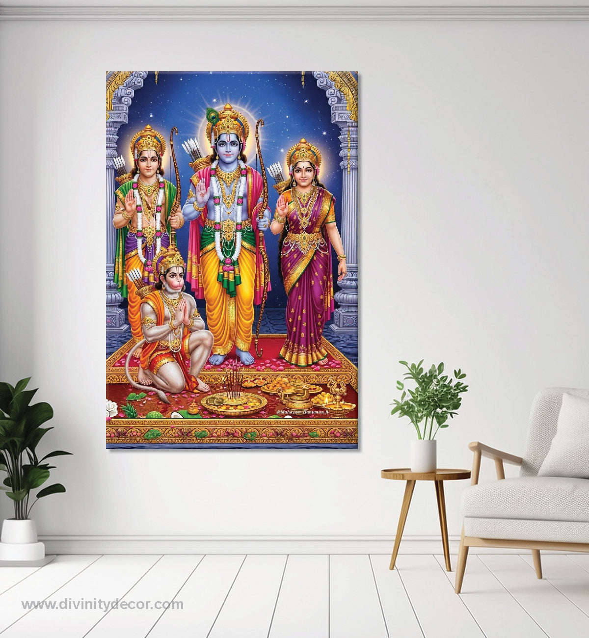 Shree Ram Inspirational Wall Art Painting 12