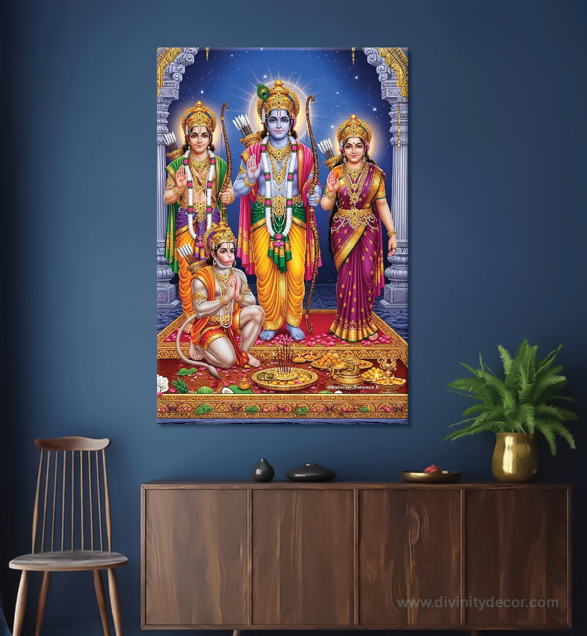 Shree Ram Inspirational Wall Art Painting 12
