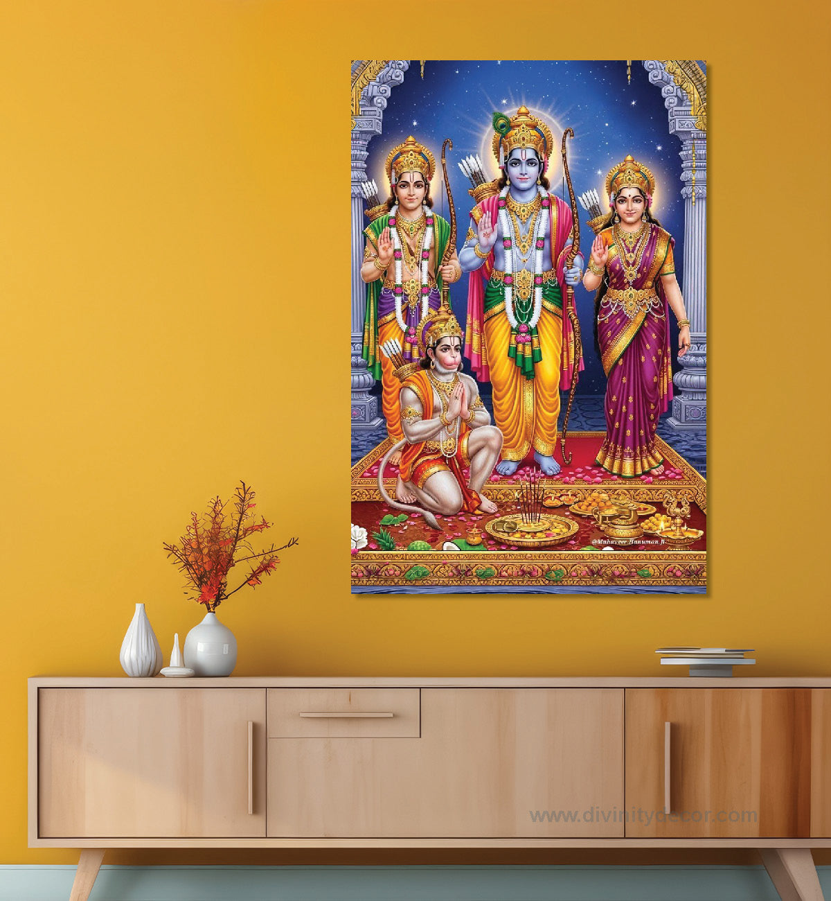 Shree Ram Inspirational Wall Art Painting 12