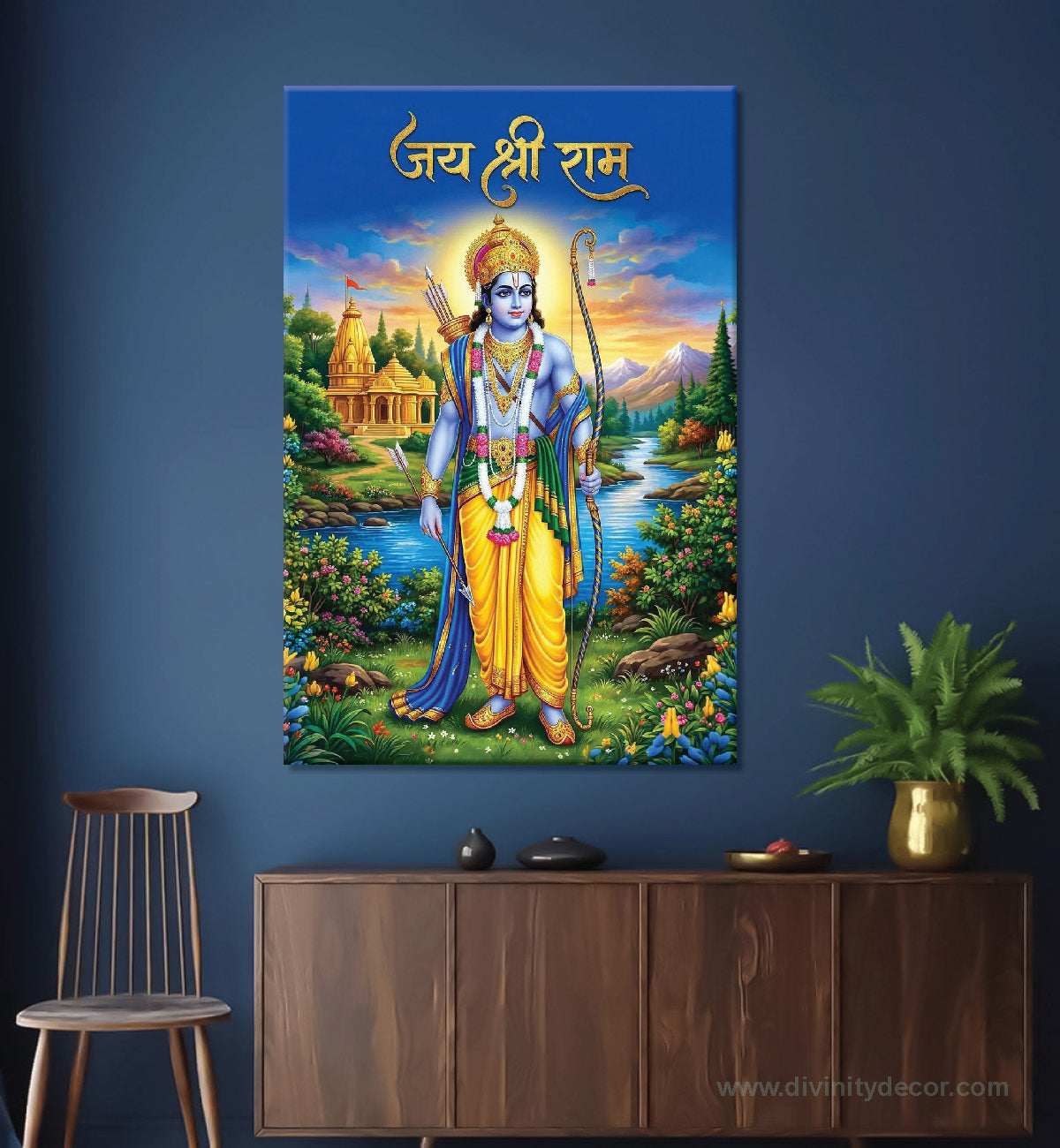 Lord Ram Divine Home Decor Wall Painting 14
