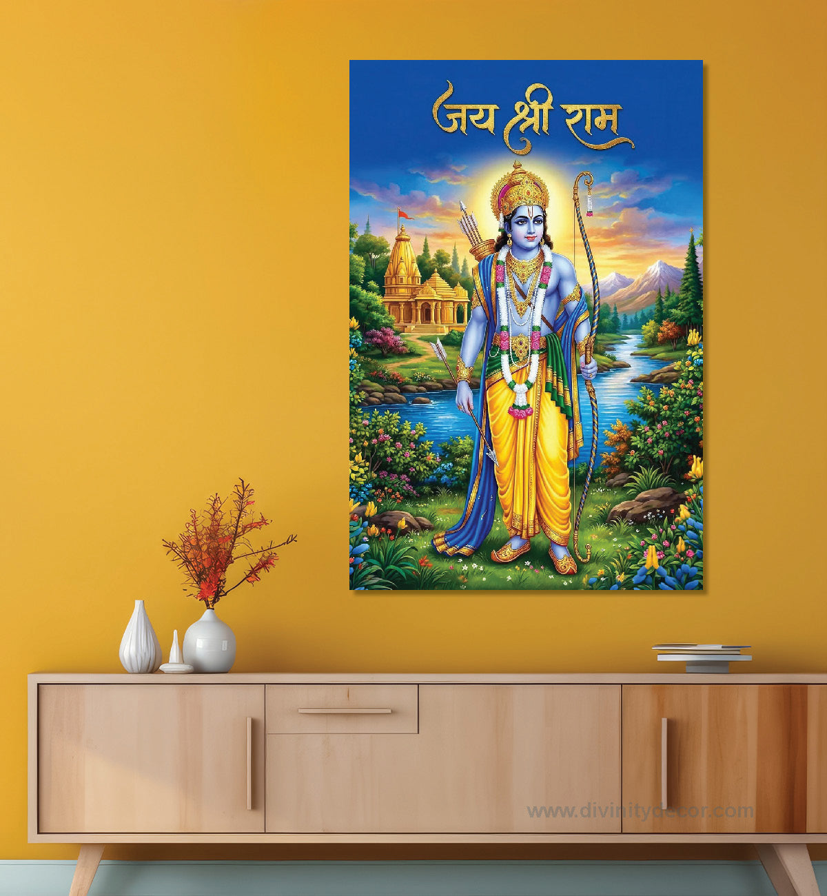 Lord Ram Divine Home Decor Wall Painting 14