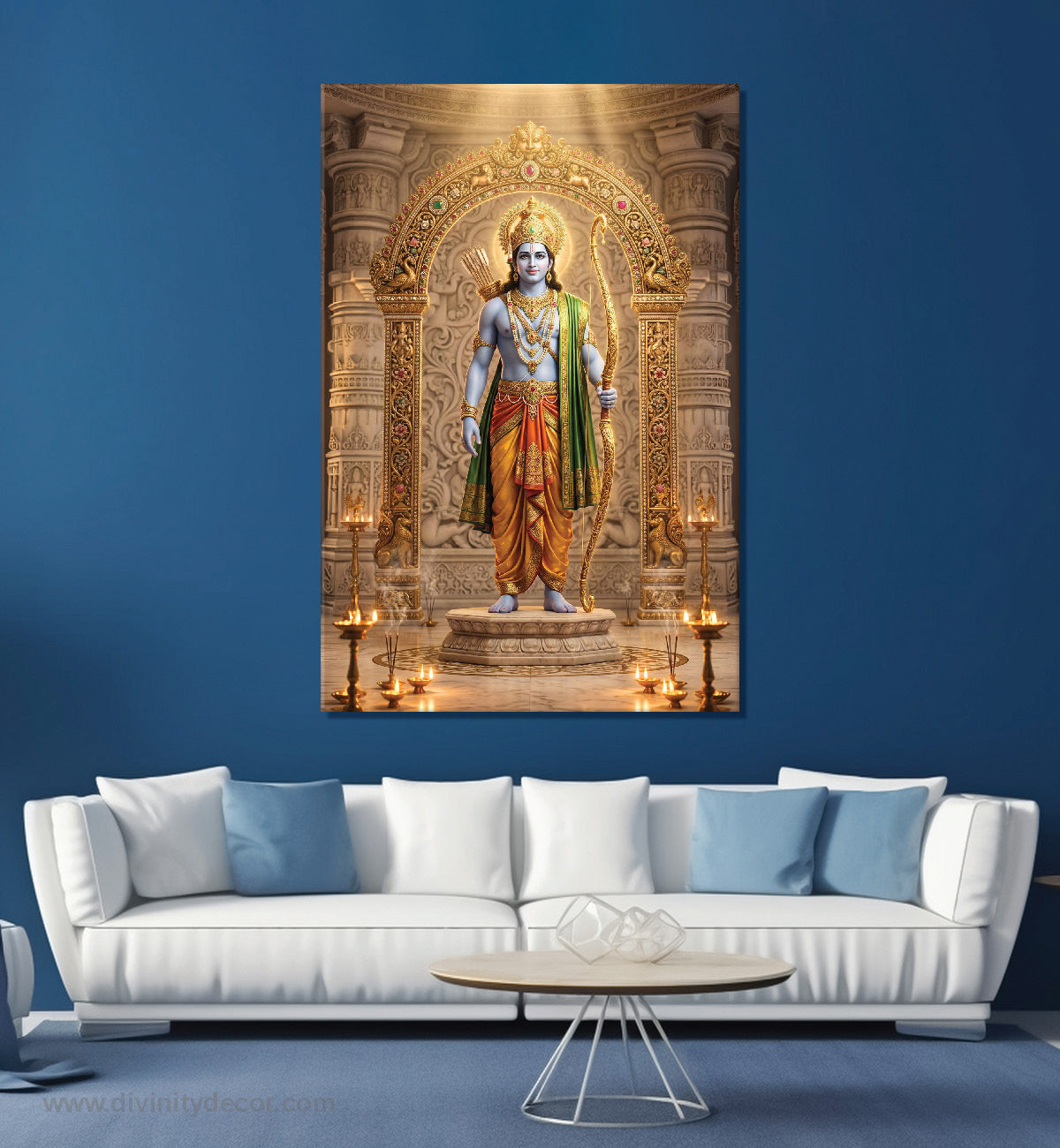 Shree Ram Ji Devotional Canvas Wall Art 15