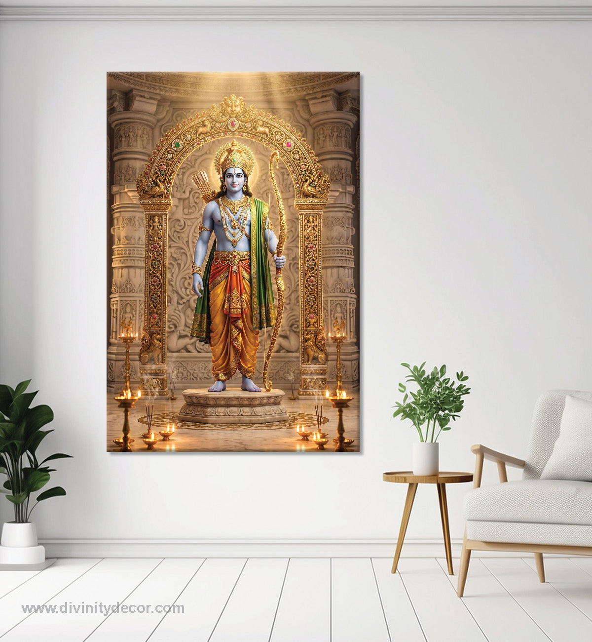 Shree Ram Ji Devotional Canvas Wall Art 15