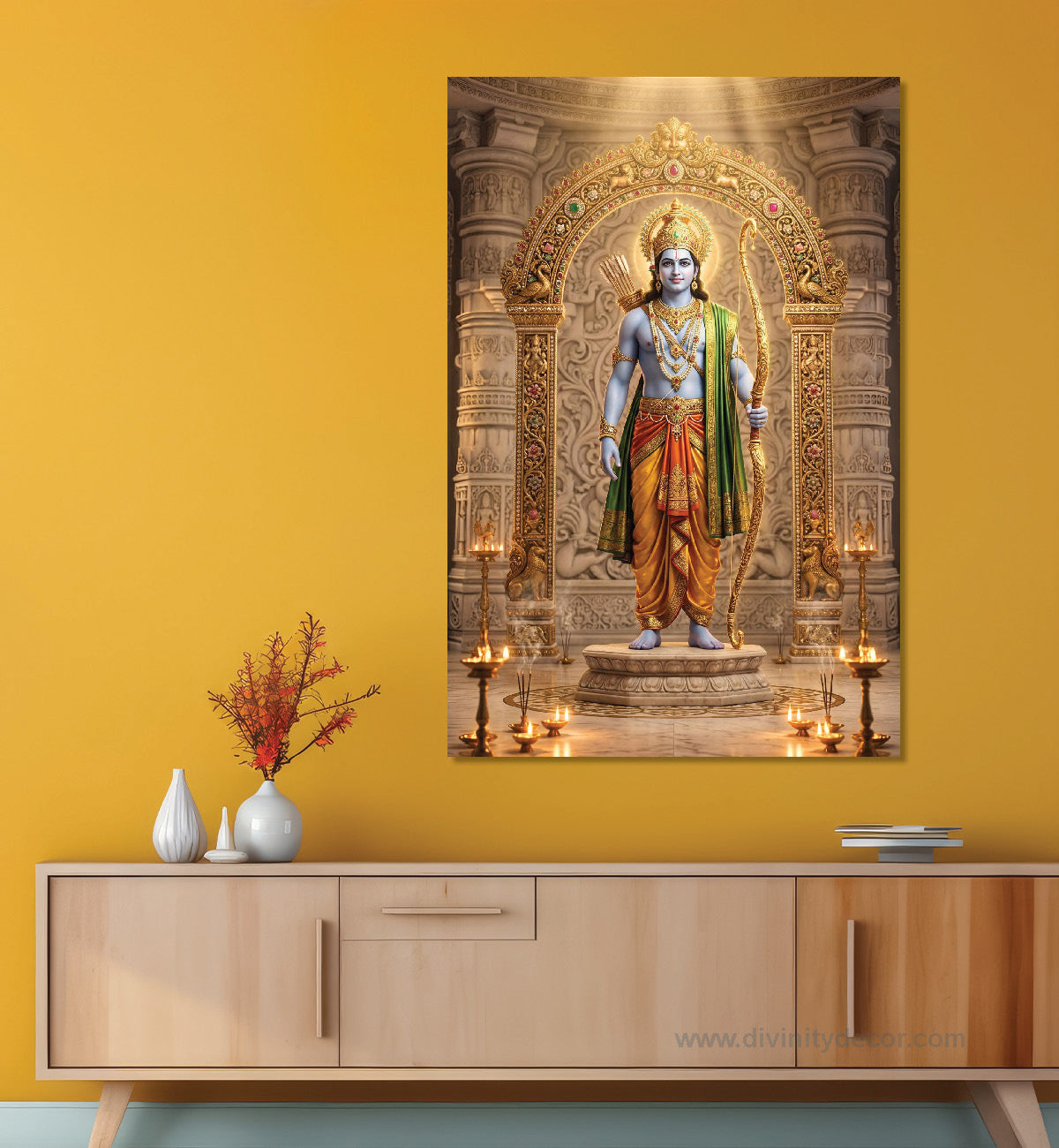 Shree Ram Ji Devotional Canvas Wall Art 15