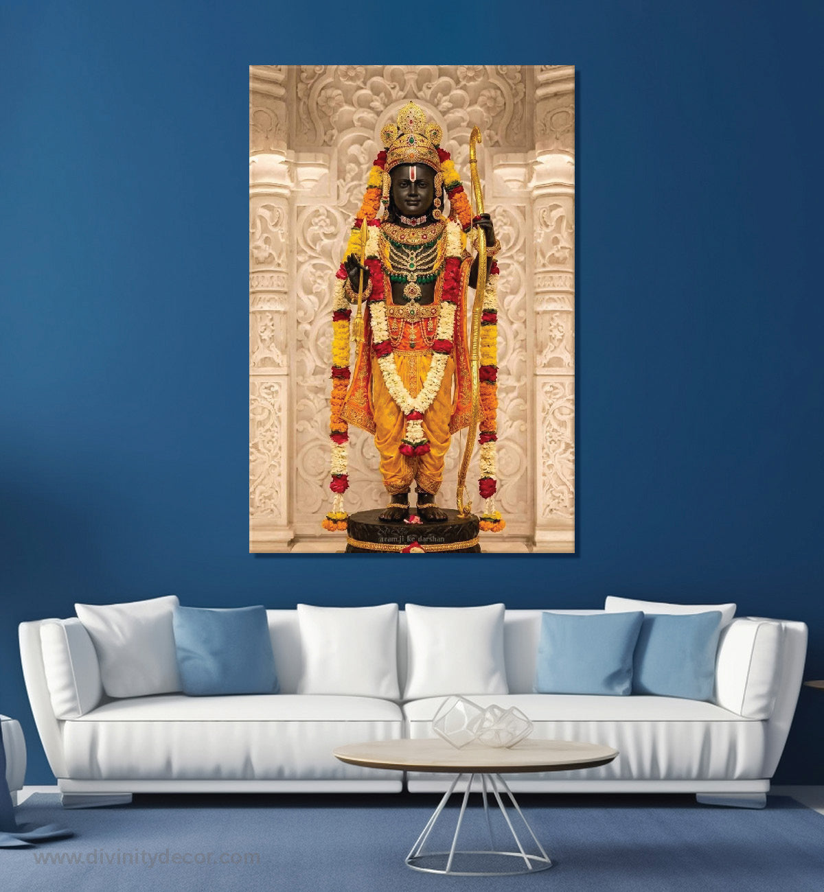 Ram Ji Aesthetic Spiritual Canvas Artwork 16