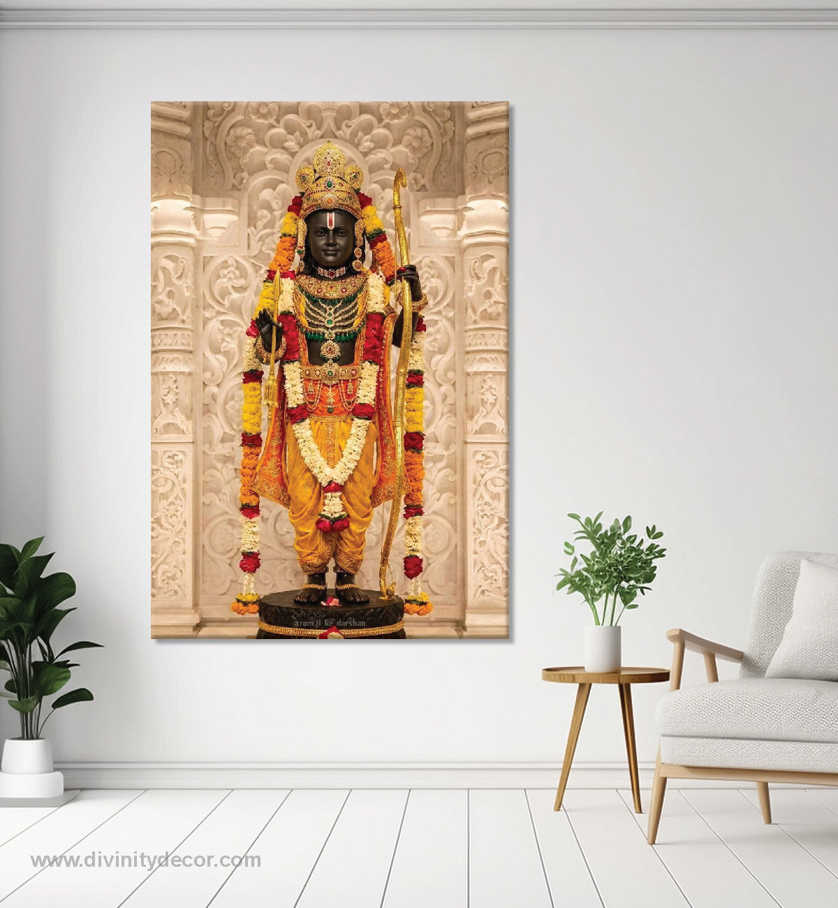 Ram Ji Aesthetic Spiritual Canvas Artwork 16