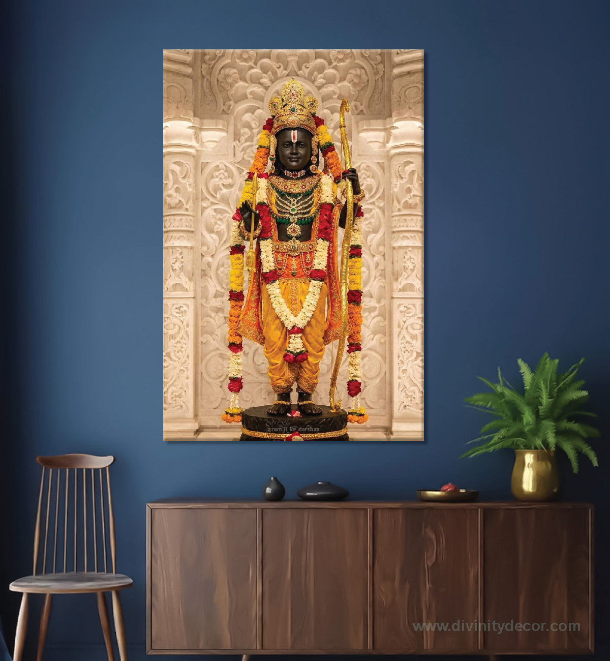 Ram Ji Aesthetic Spiritual Canvas Artwork 16