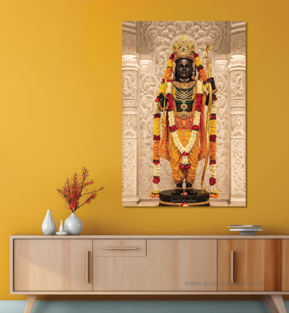 Ram Ji Aesthetic Spiritual Canvas Artwork 16