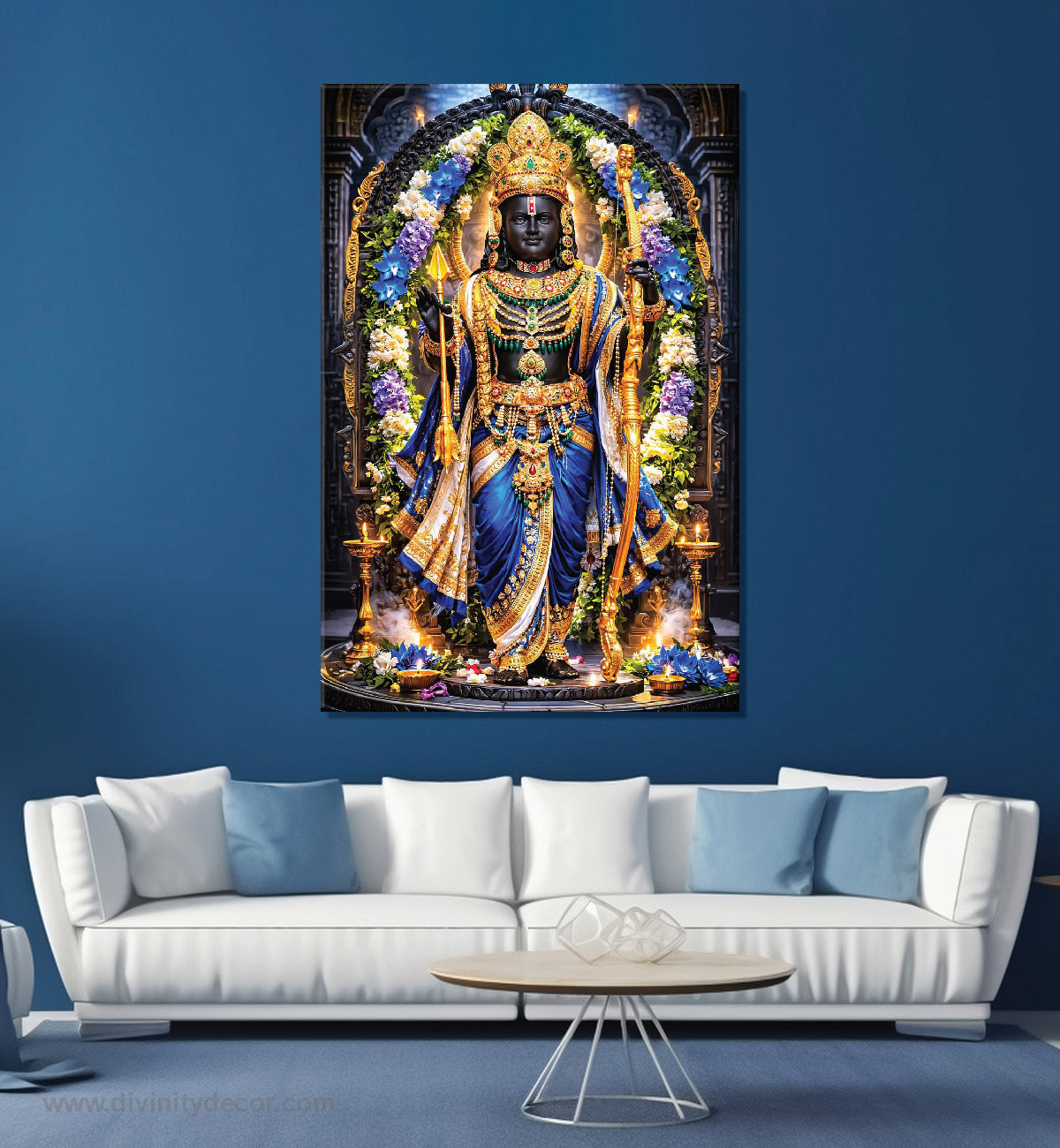 Shree Ram Traditional Canvas Decor for Home 18