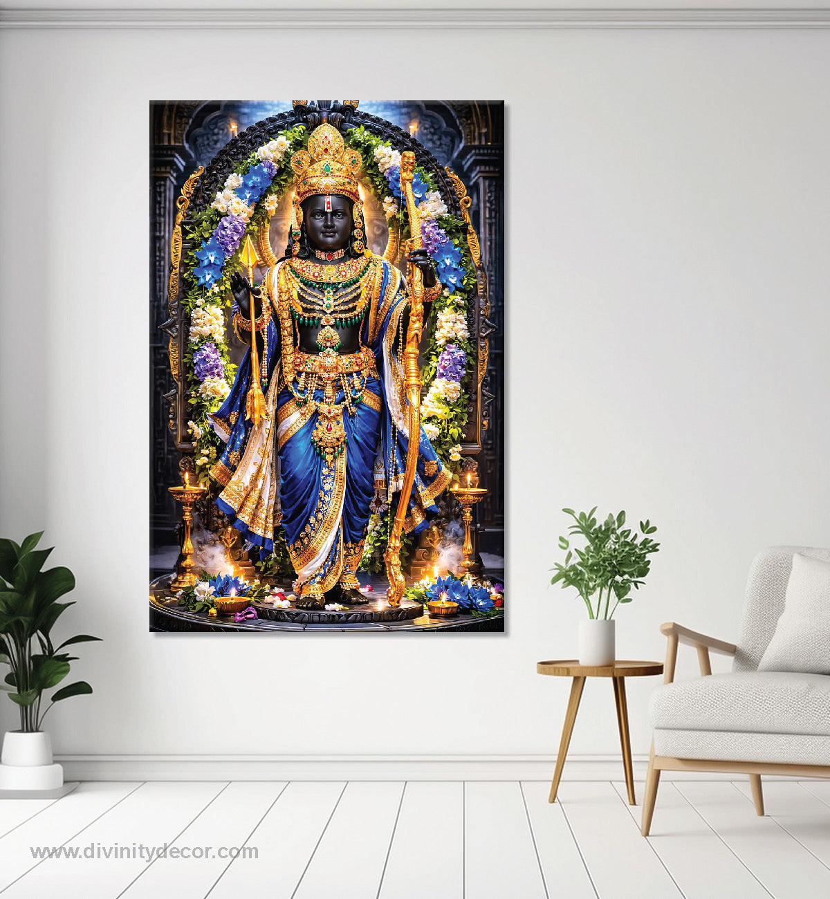 Shree Ram Traditional Canvas Decor for Home 18