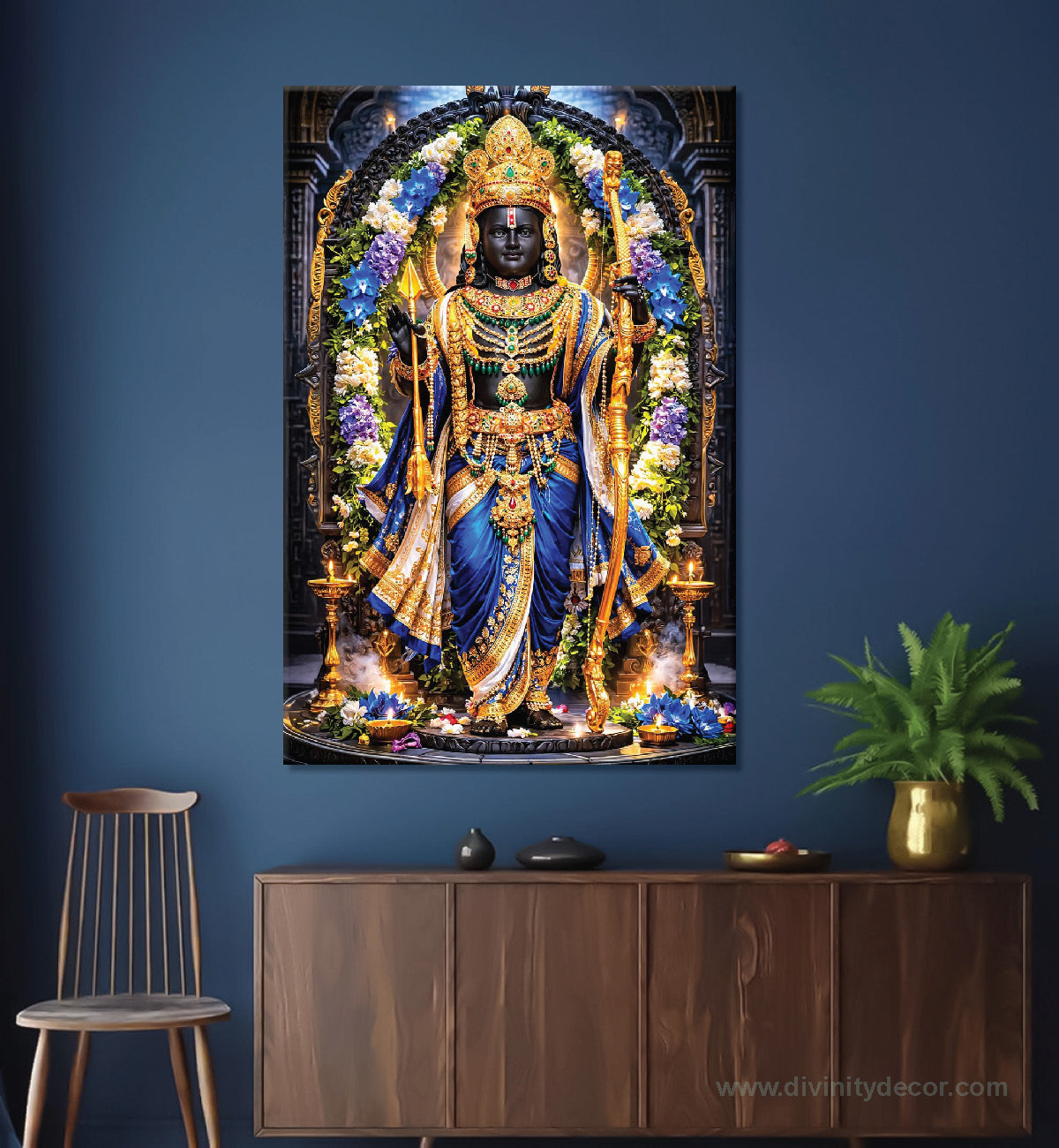 Shree Ram Traditional Canvas Decor for Home 18