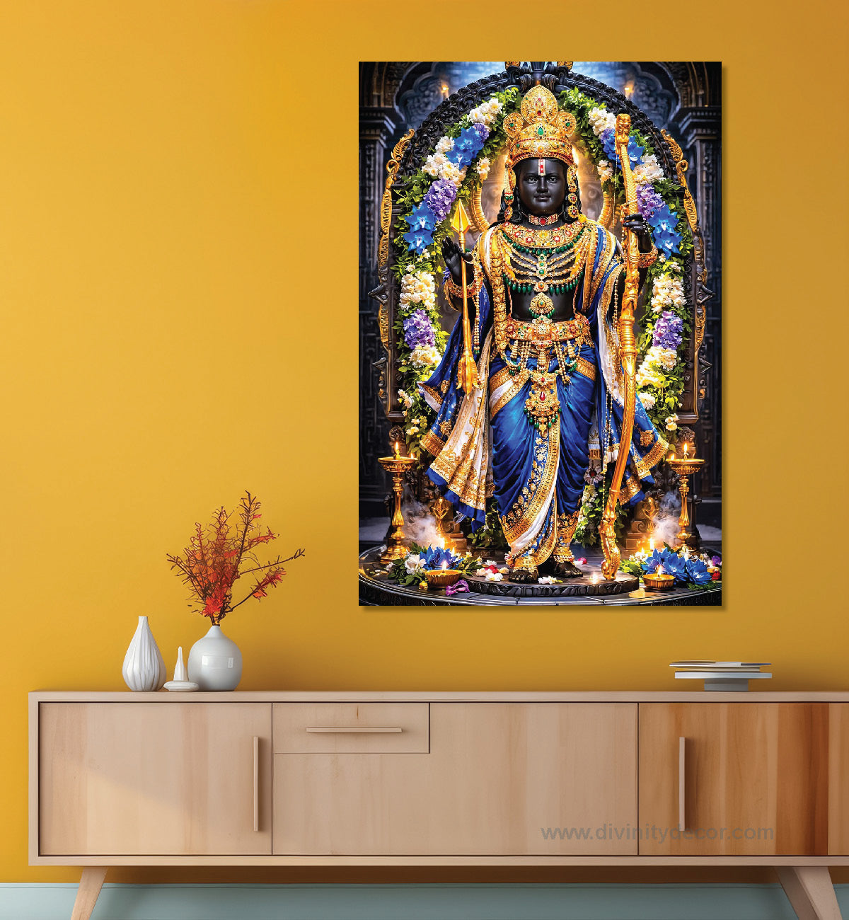 Shree Ram Traditional Canvas Decor for Home 18