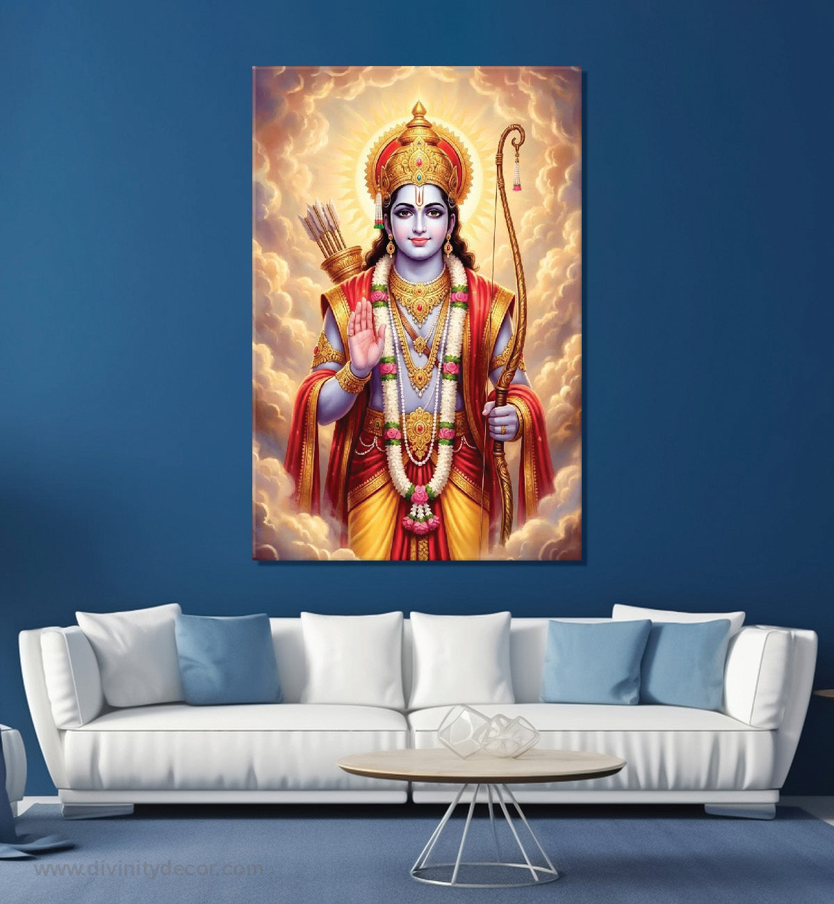 Shree Ram Ji Sacred Canvas Painting for Interiors 21