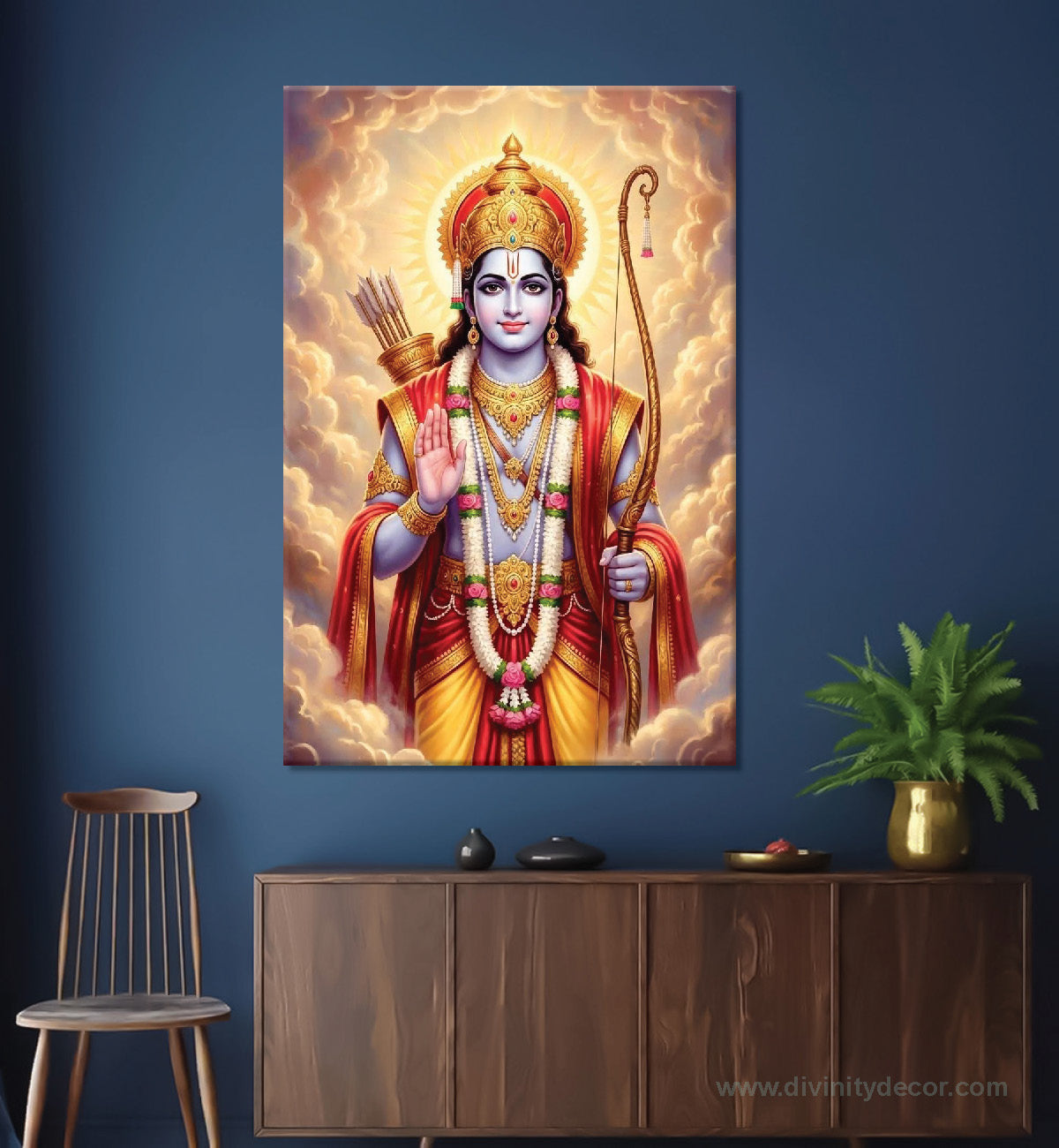 Shree Ram Ji Sacred Canvas Painting for Interiors 21