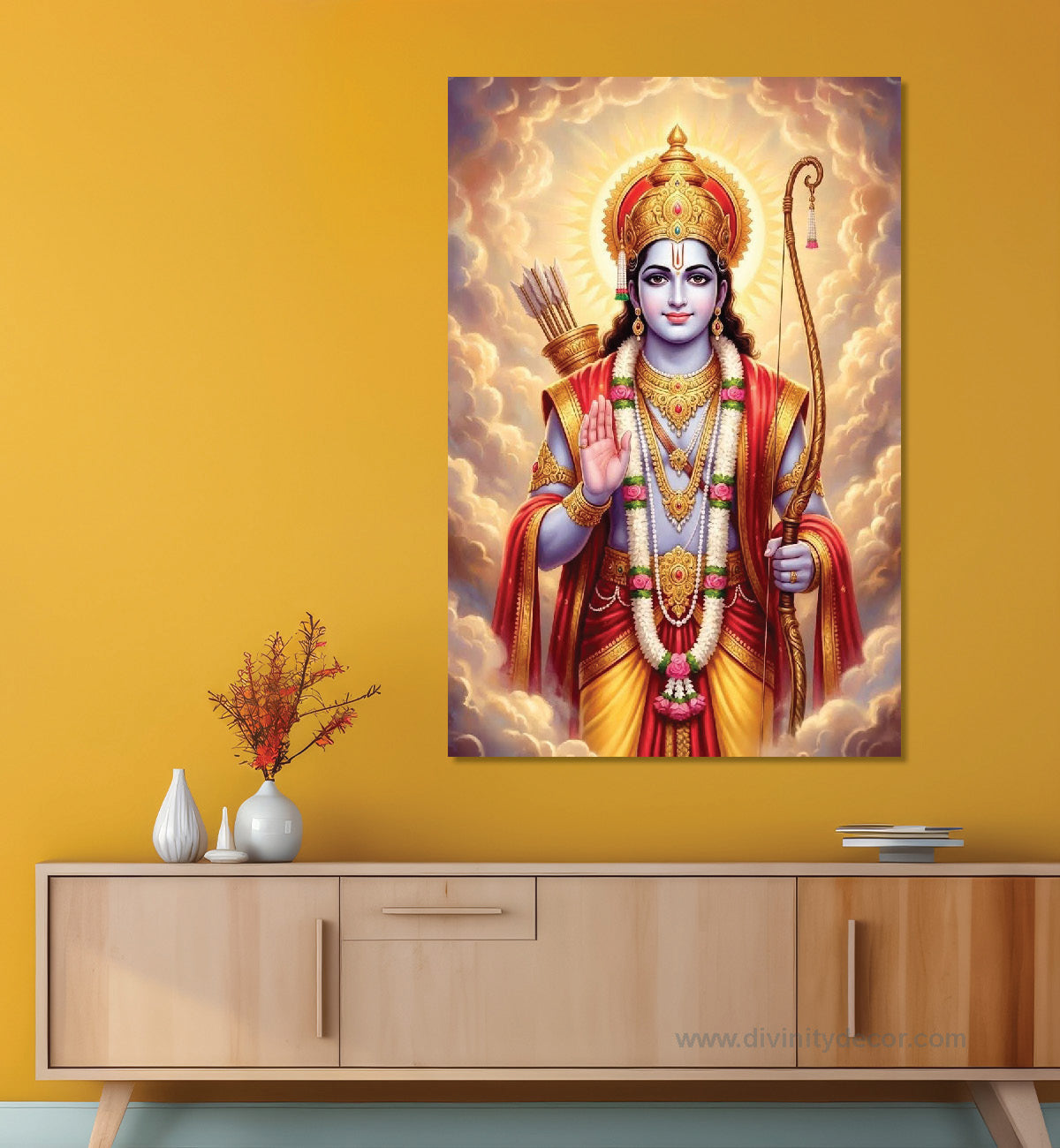 Shree Ram Ji Sacred Canvas Painting for Interiors 21