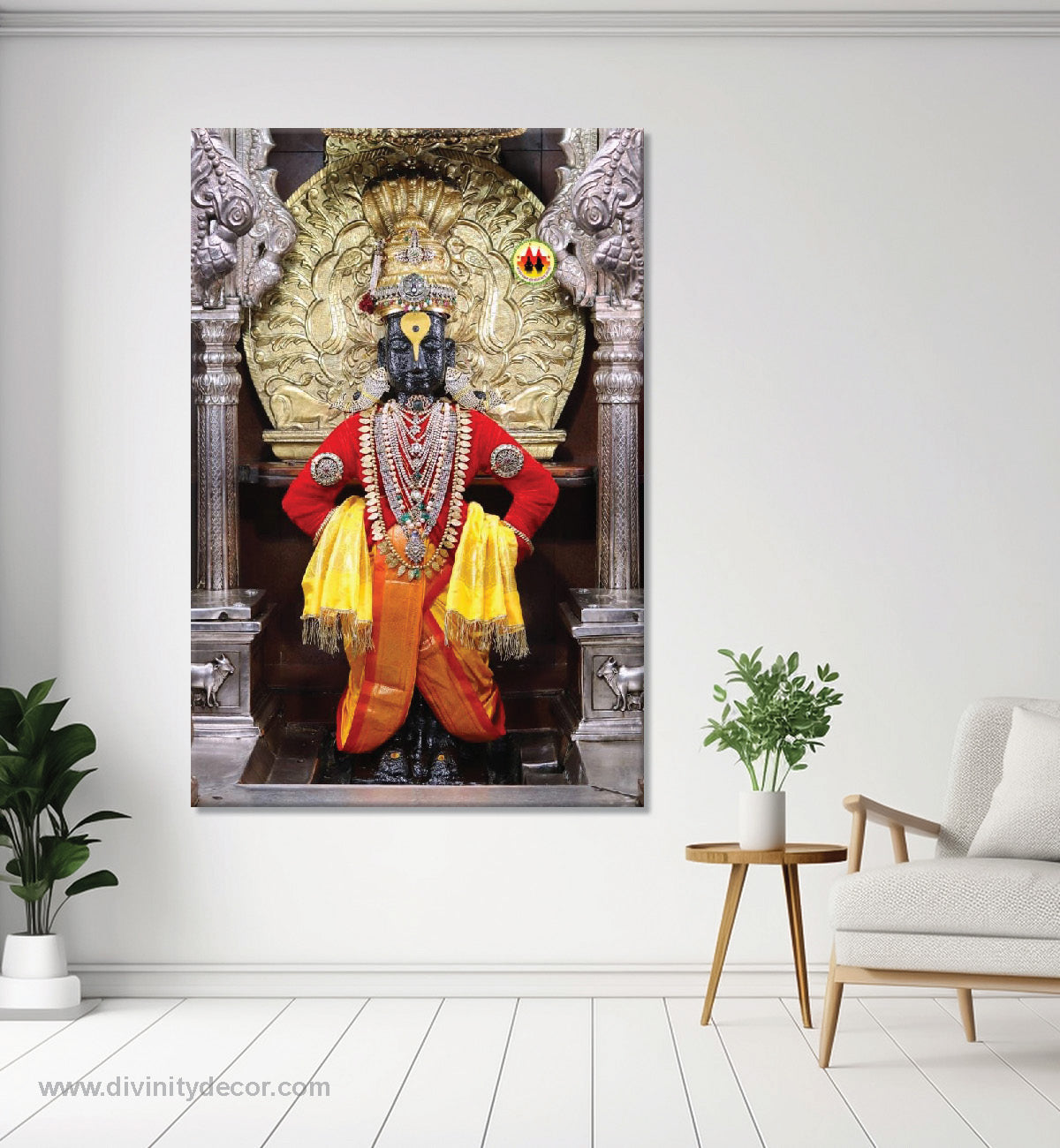Vitthal Premium Devotional Canvas Artwork 4