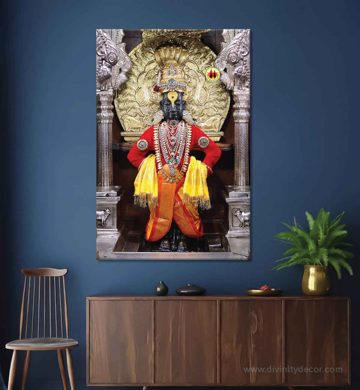Vitthal Premium Devotional Canvas Artwork 4