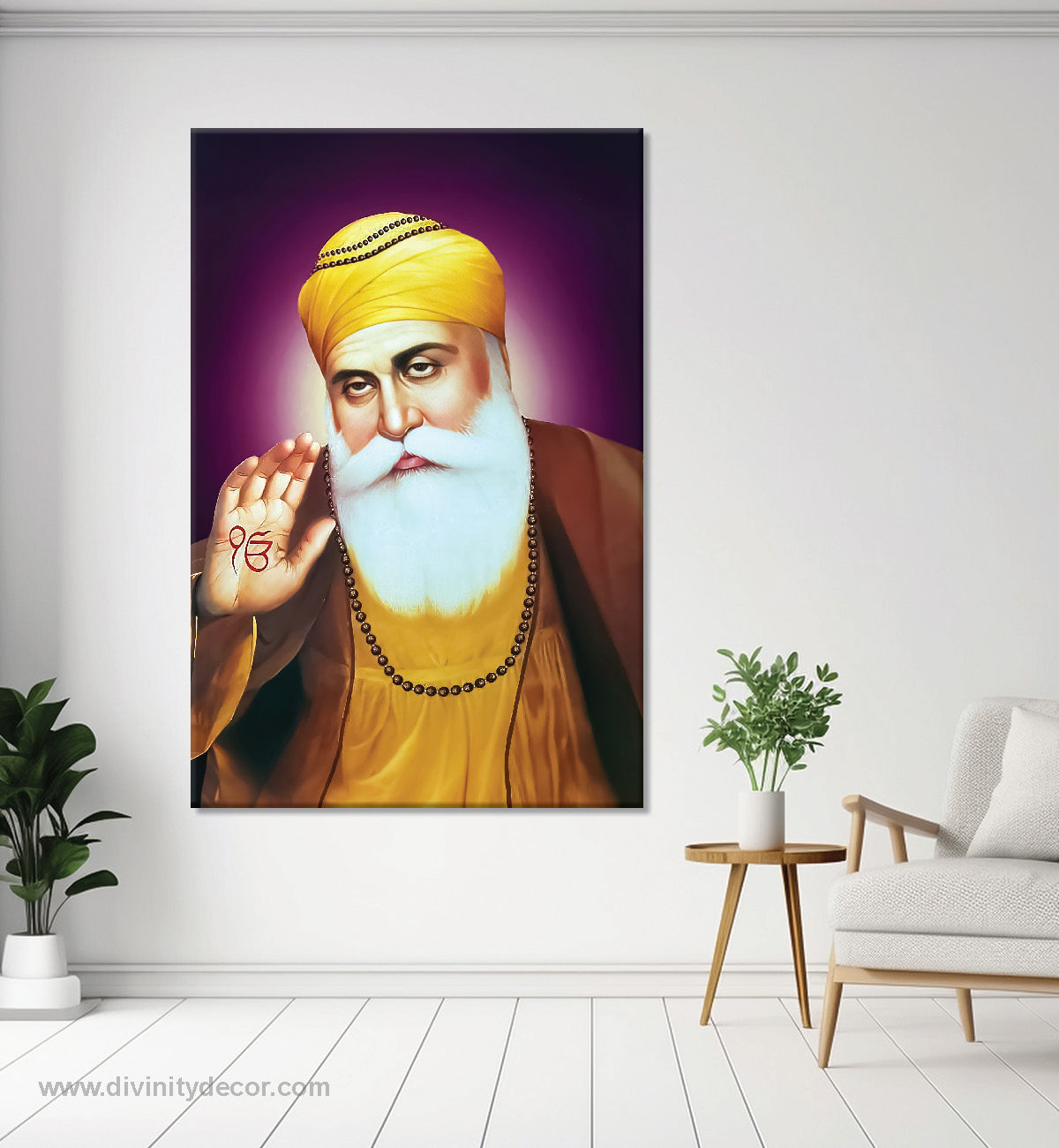 Guru Nanak Dev Ji Blessings Wall Canvas Painting 5