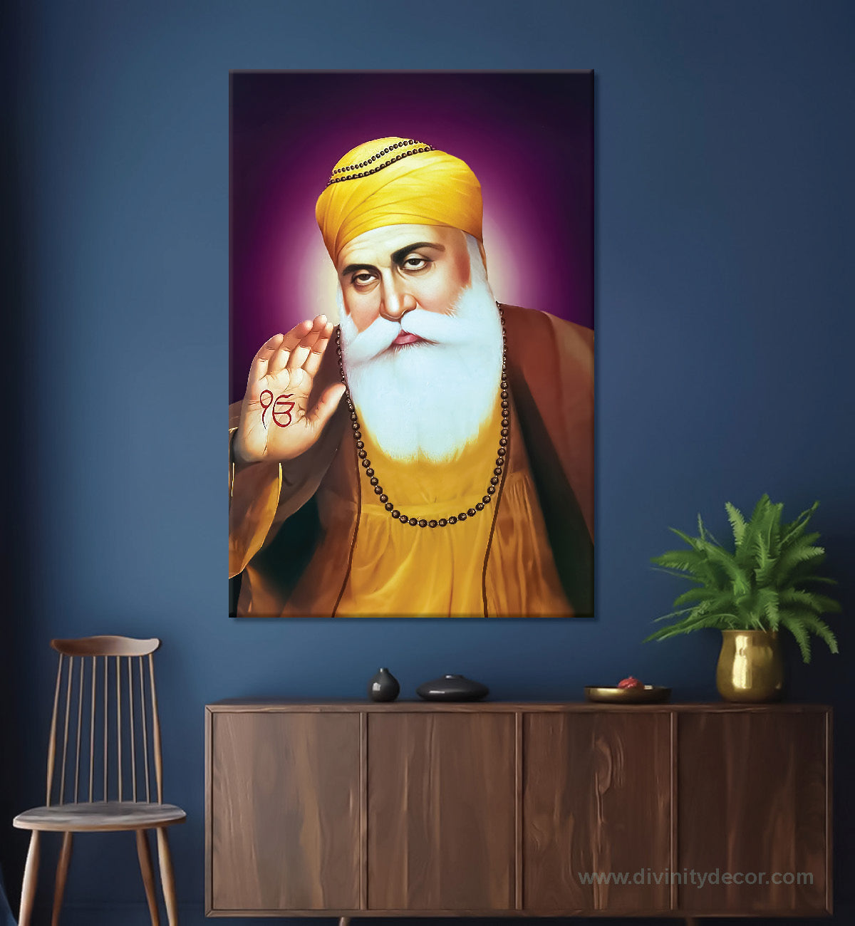 Guru Nanak Dev Ji Blessings Wall Canvas Painting 5