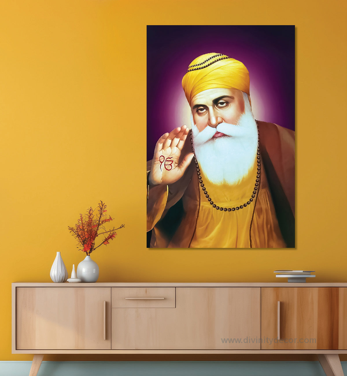 Guru Nanak Dev Ji Blessings Wall Canvas Painting 5