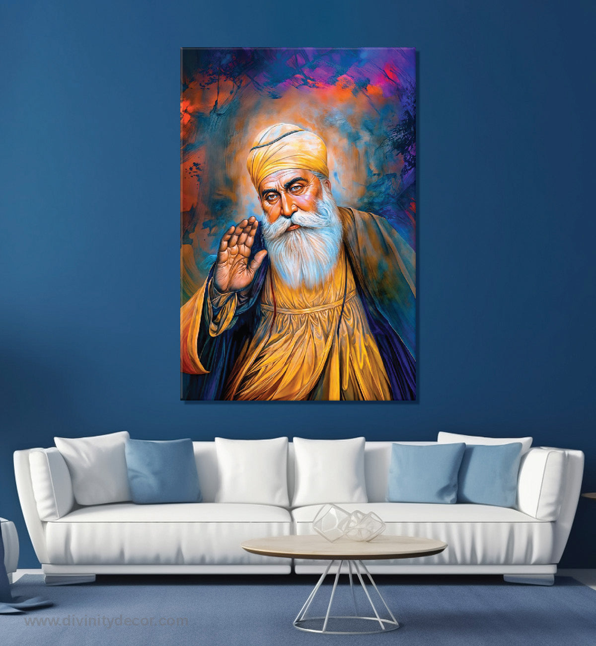 Artistic Guru Nanak Dev Ji Modern Canvas Painting 10