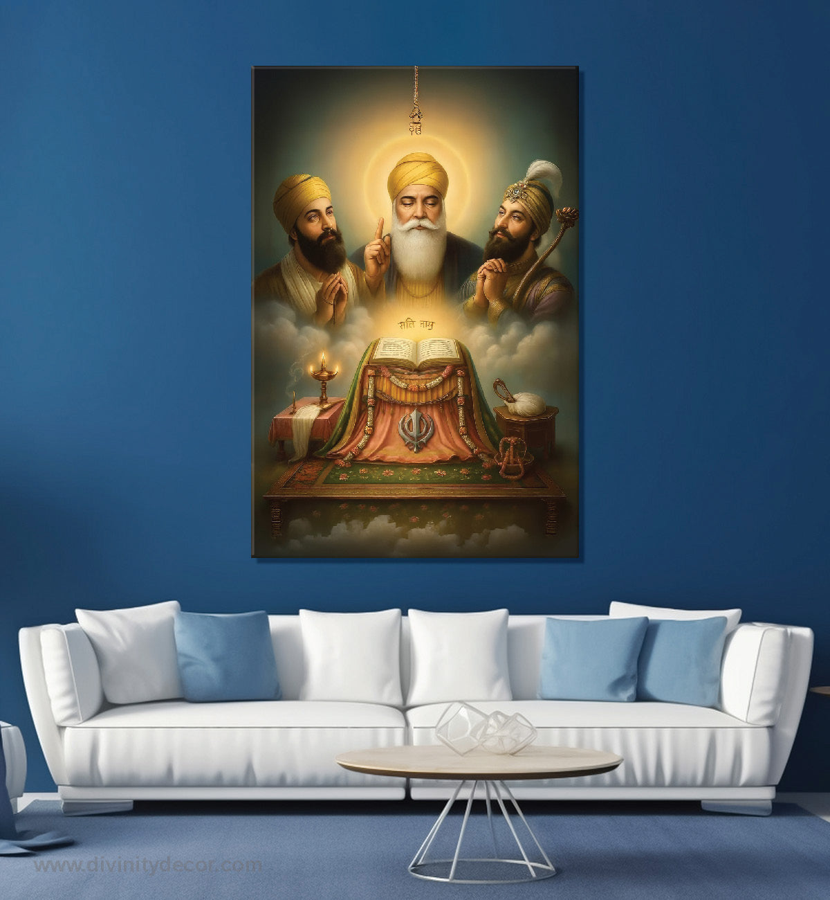 Sikh Gurus Sacred Guru Granth Sahib Canvas Art 11