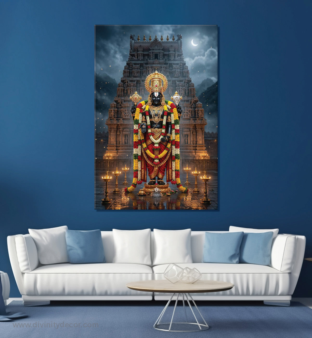 Balaji Maharaj Premium Devotional Canvas Artwork 4